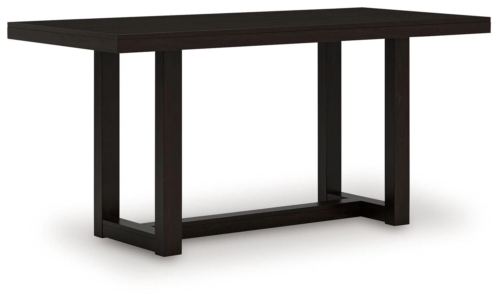 Neymorton - 5 Pc. - Rectangular Dining Room Counter Table, 4 Barstools - Dark Grayish Brown - Image 6