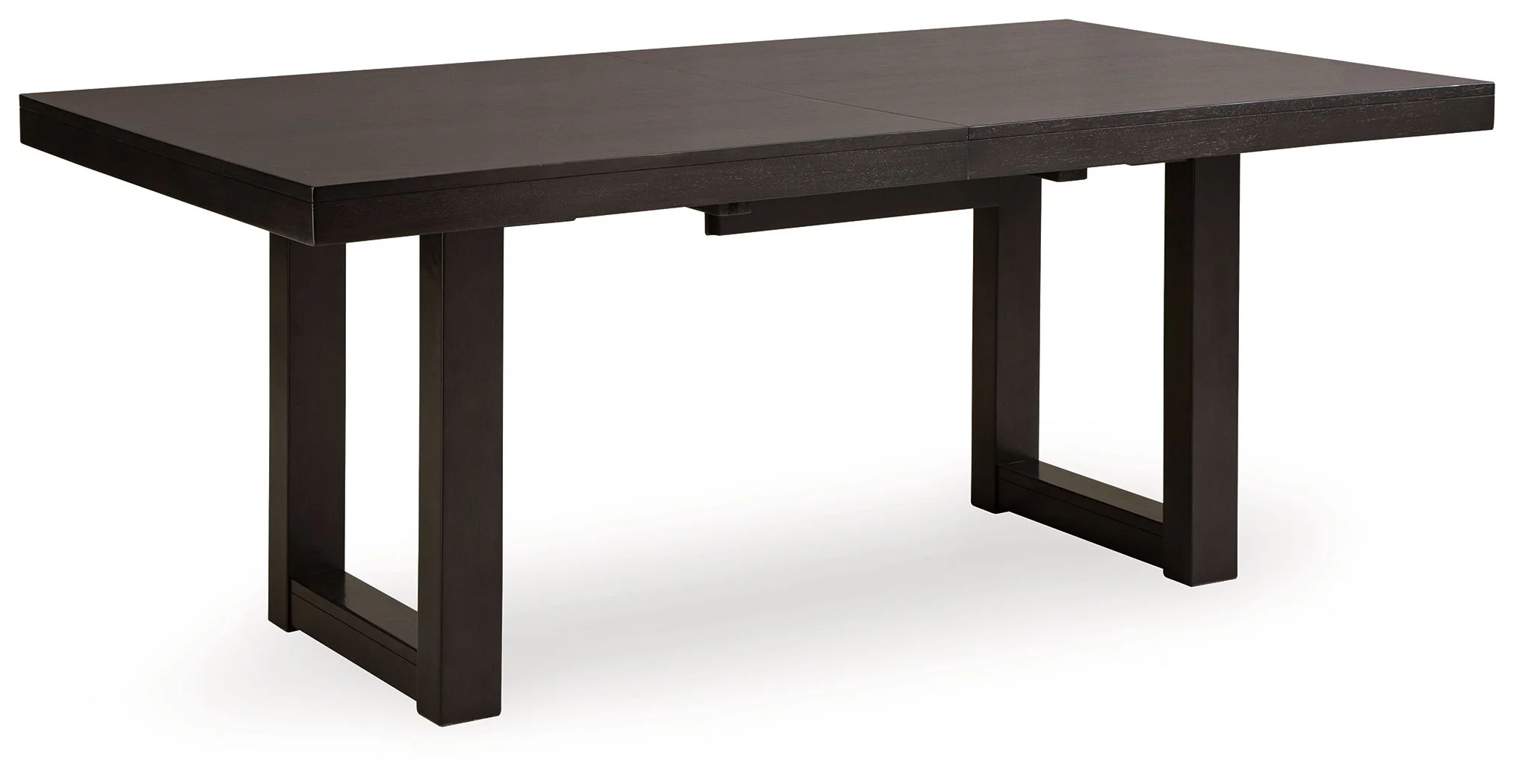 Neymorton - 7 Pc. - Rectangular Extension Table, 6 Side Chairs - Dark Grayish Brown - Image 3