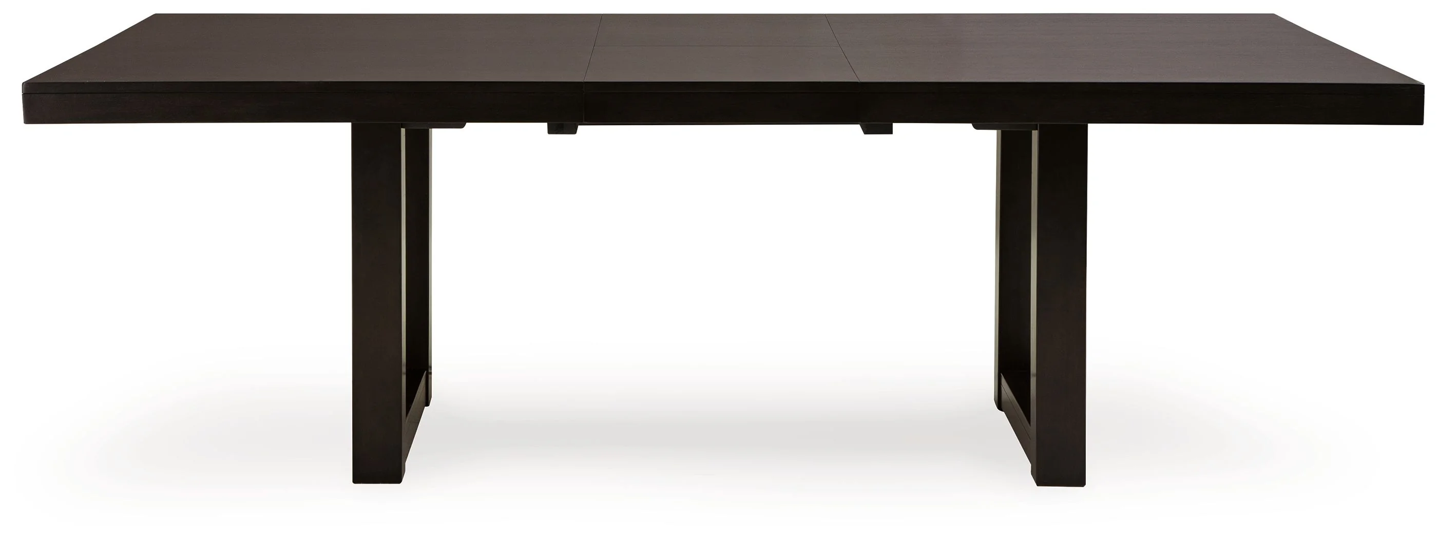 Neymorton - Rectangular Dining Room Butterfly Extension Table - Dark Grayish Brown - Image 4