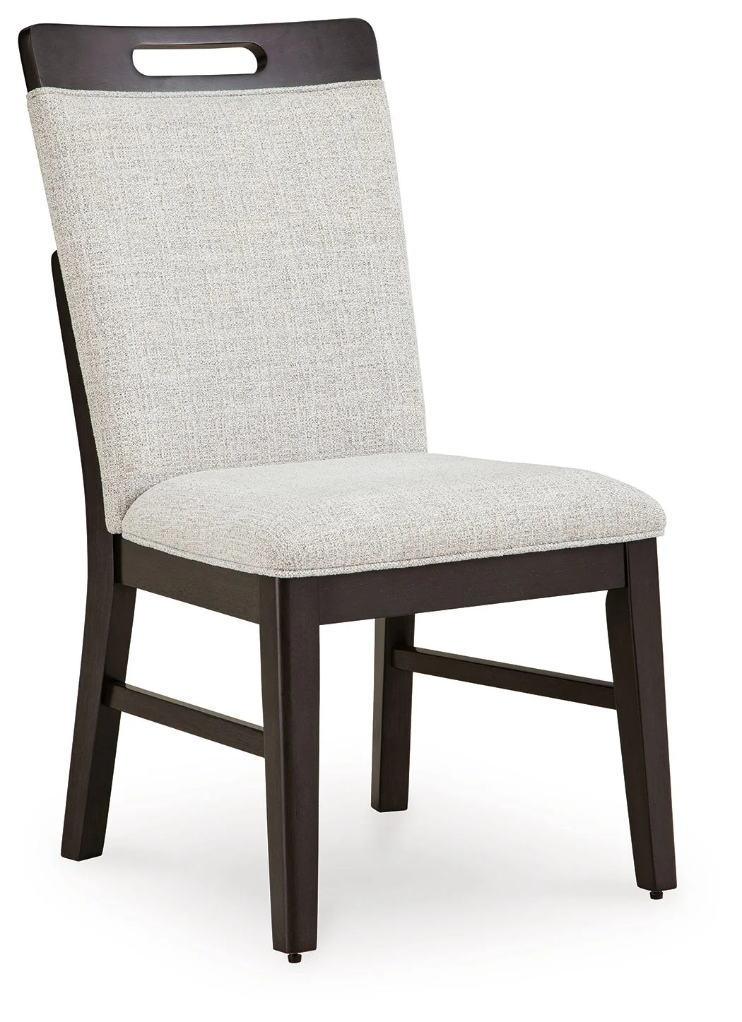 Neymorton - Dining Upholstered Side Chair (Set of 2) - Light Gray / Brown - Image 3