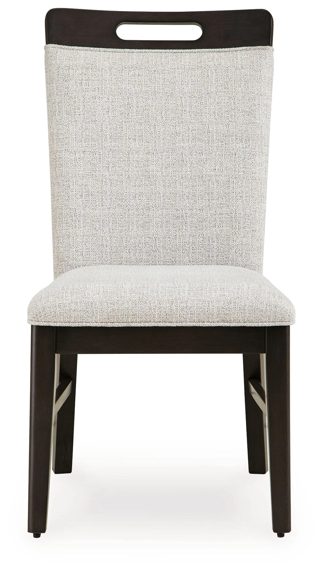 Neymorton - Dining Upholstered Side Chair (Set of 2) - Light Gray / Brown - Image 7