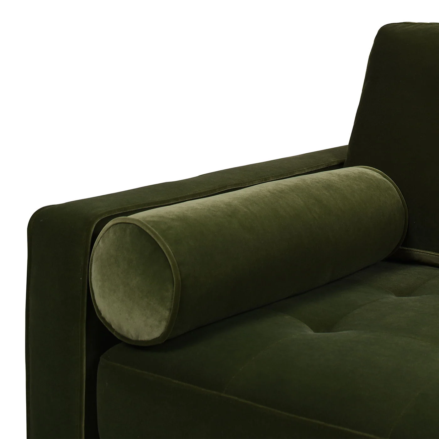 Nicholas - Mid-Century Modern Sofa - Olive Green - Image 13