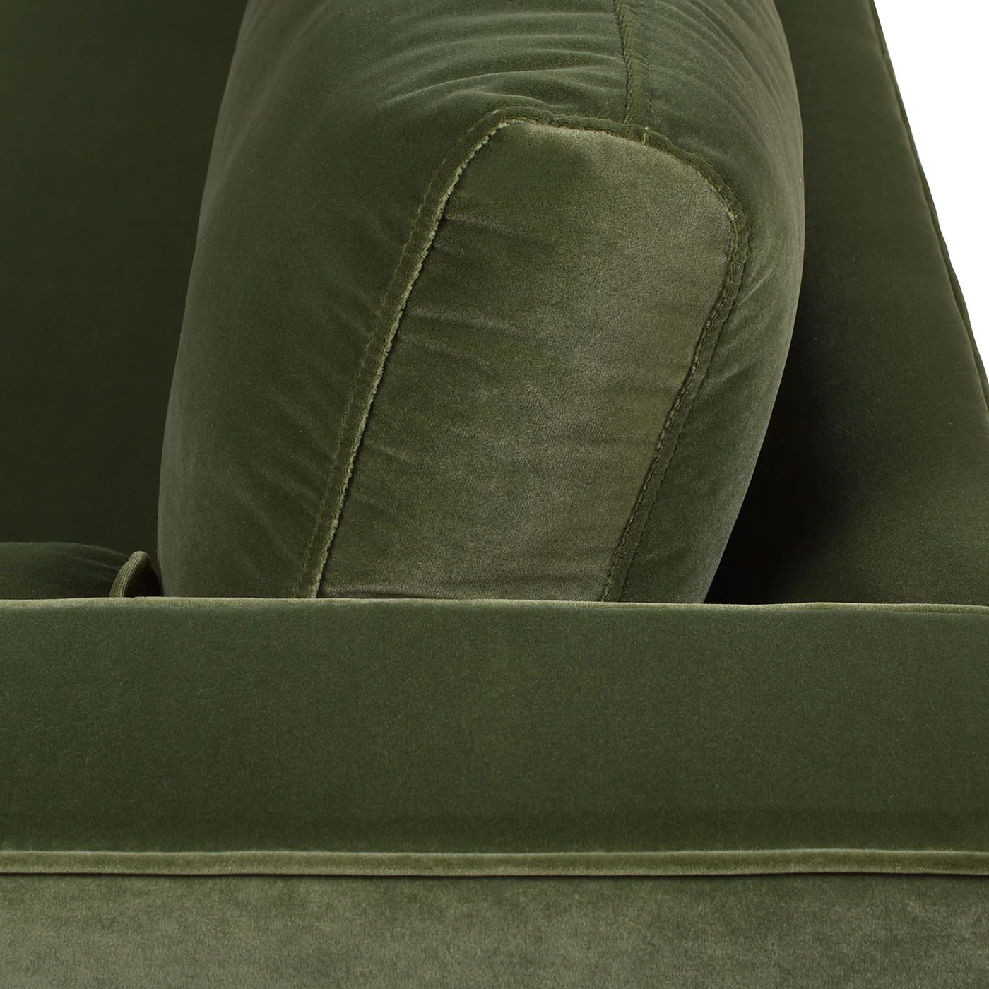 Nicholi - Mid-Century Modern Sofa - Olive Green - Image 6