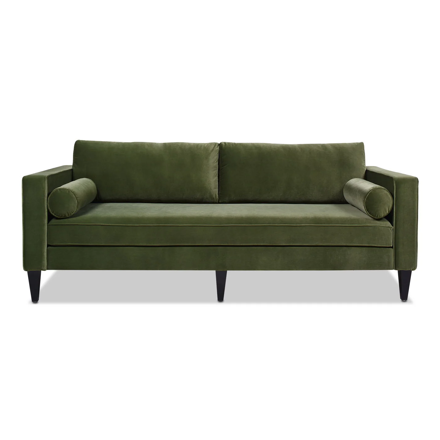Nicholi - Mid-Century Modern Sofa - Olive Green - Image 7
