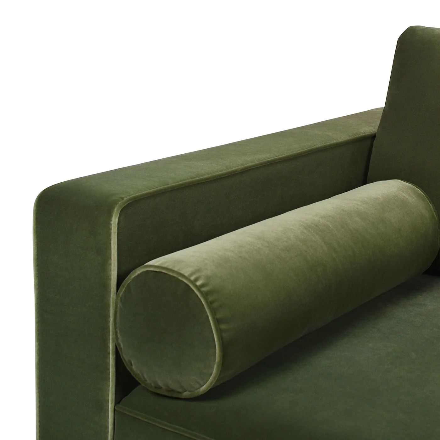 Nicholi - Mid-Century Modern Sofa - Olive Green - Image 9
