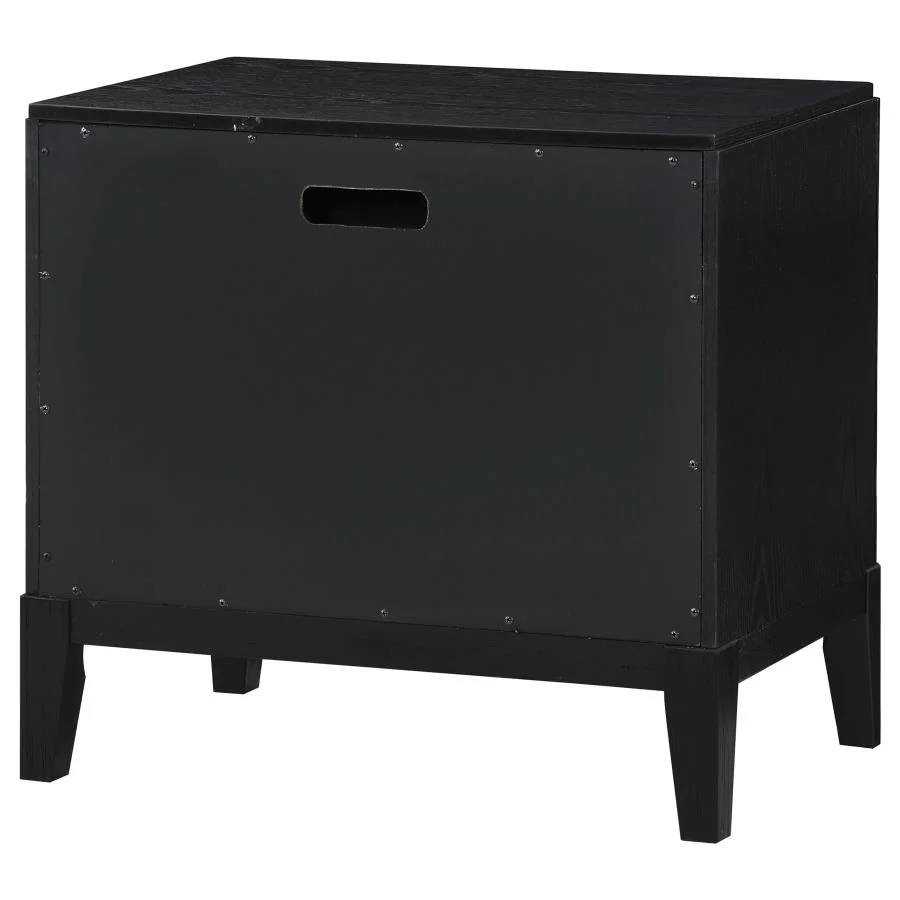 Brookmead - 2-Drawer Nightstand - Black - Image 8