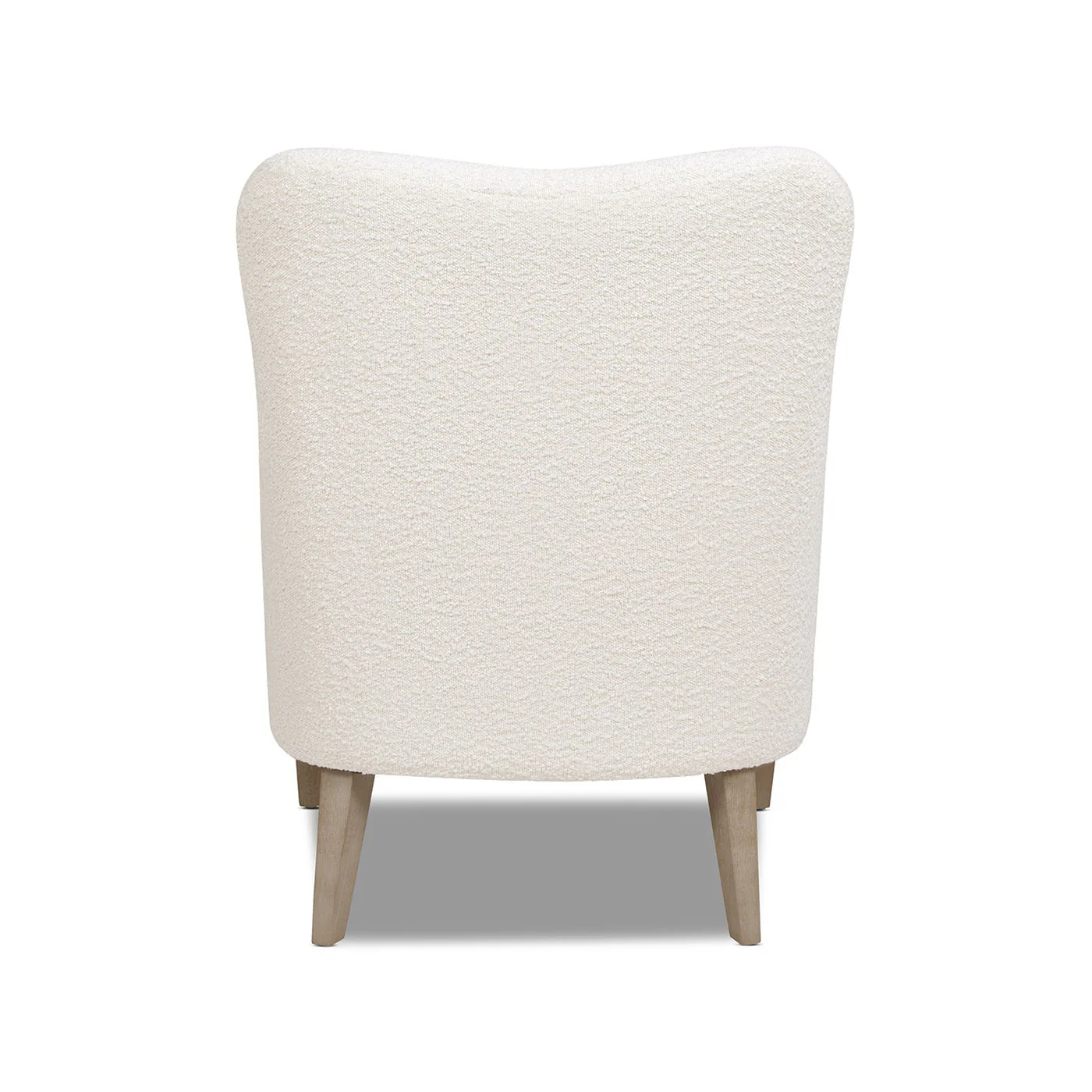 Nimbus - Curved Accent Chair - Ivory White - Image 5