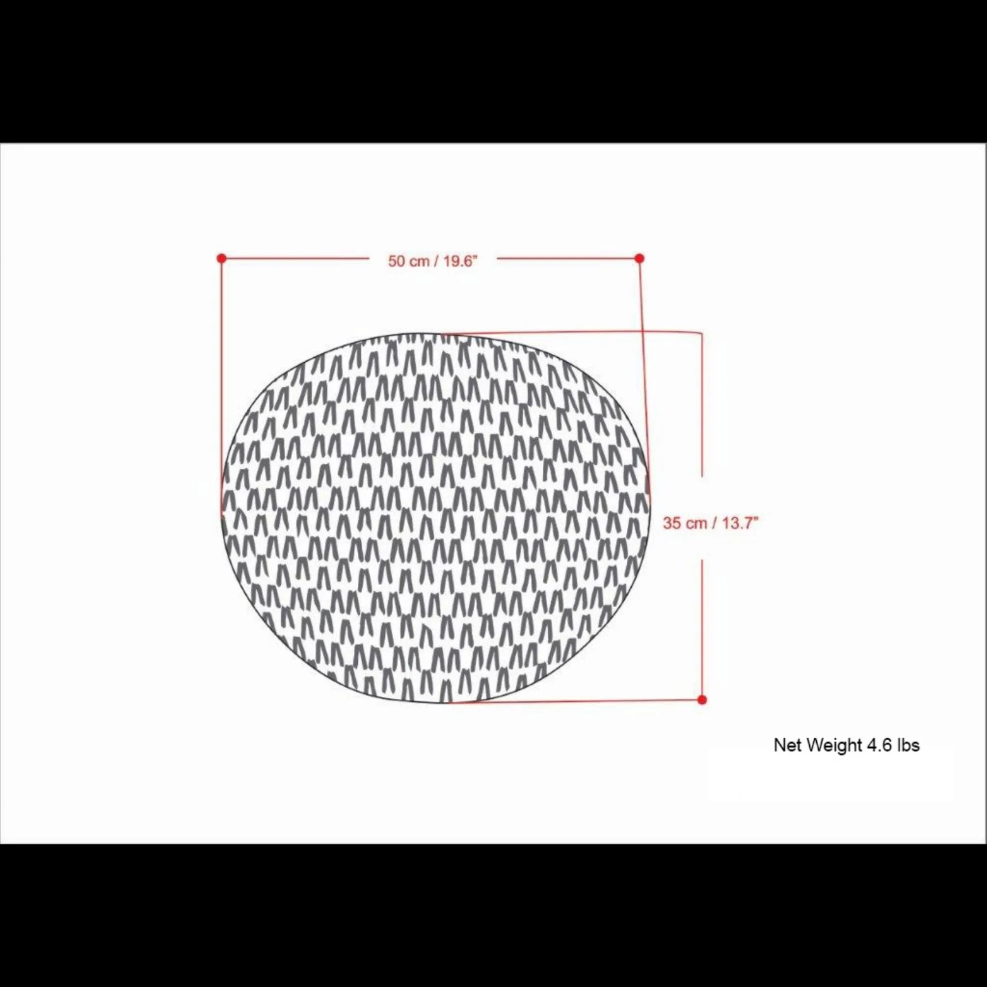 Nisi - Round Knitted Outdoor / Indoor Pouf - Light Gray - Image 5