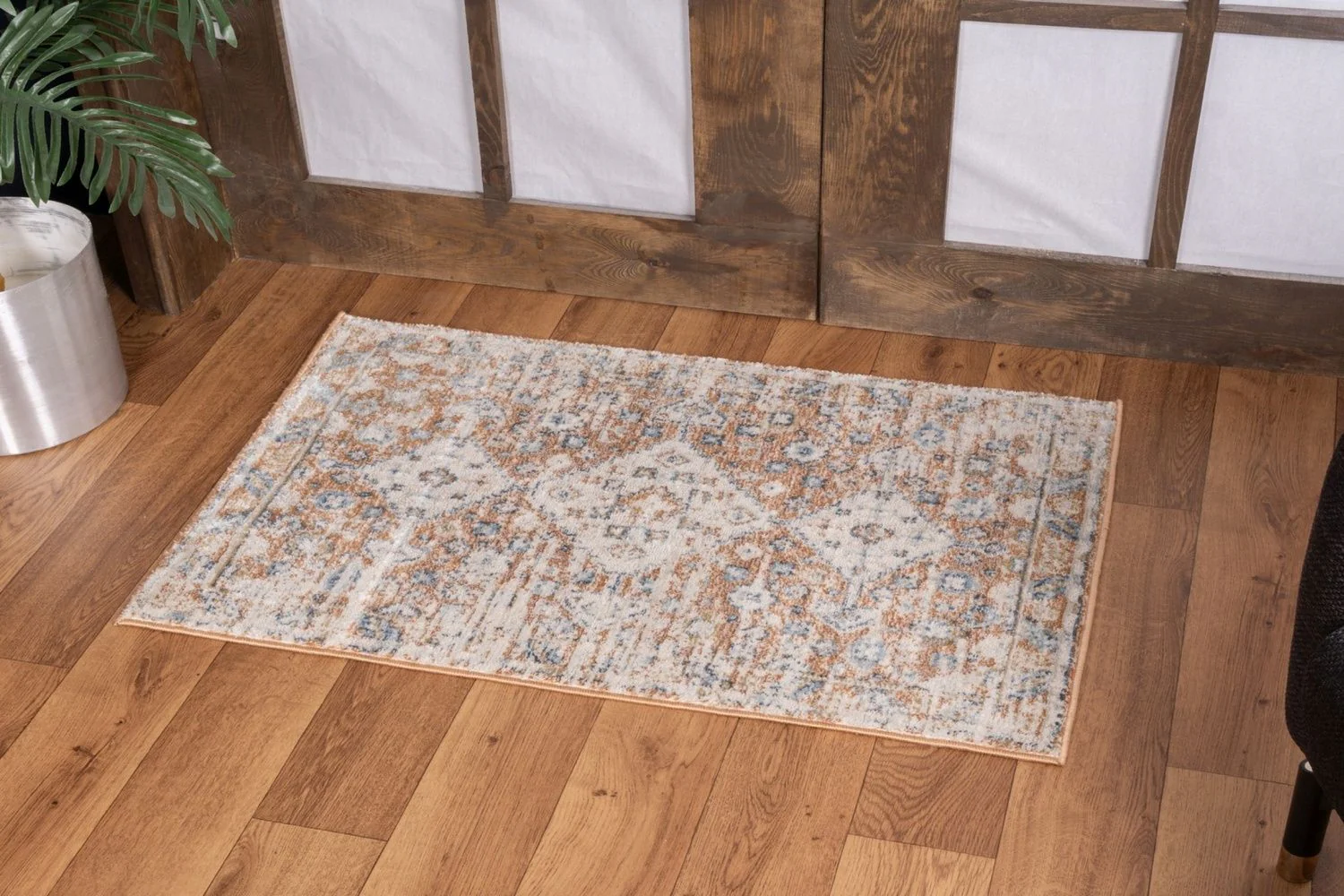 Noble - 5'3" X 7'3" Area Rug - Rust - Image 5