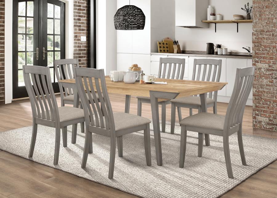 Nogales Wood Dining Side Chair Coastal Grey (Set of 2) - Image 11