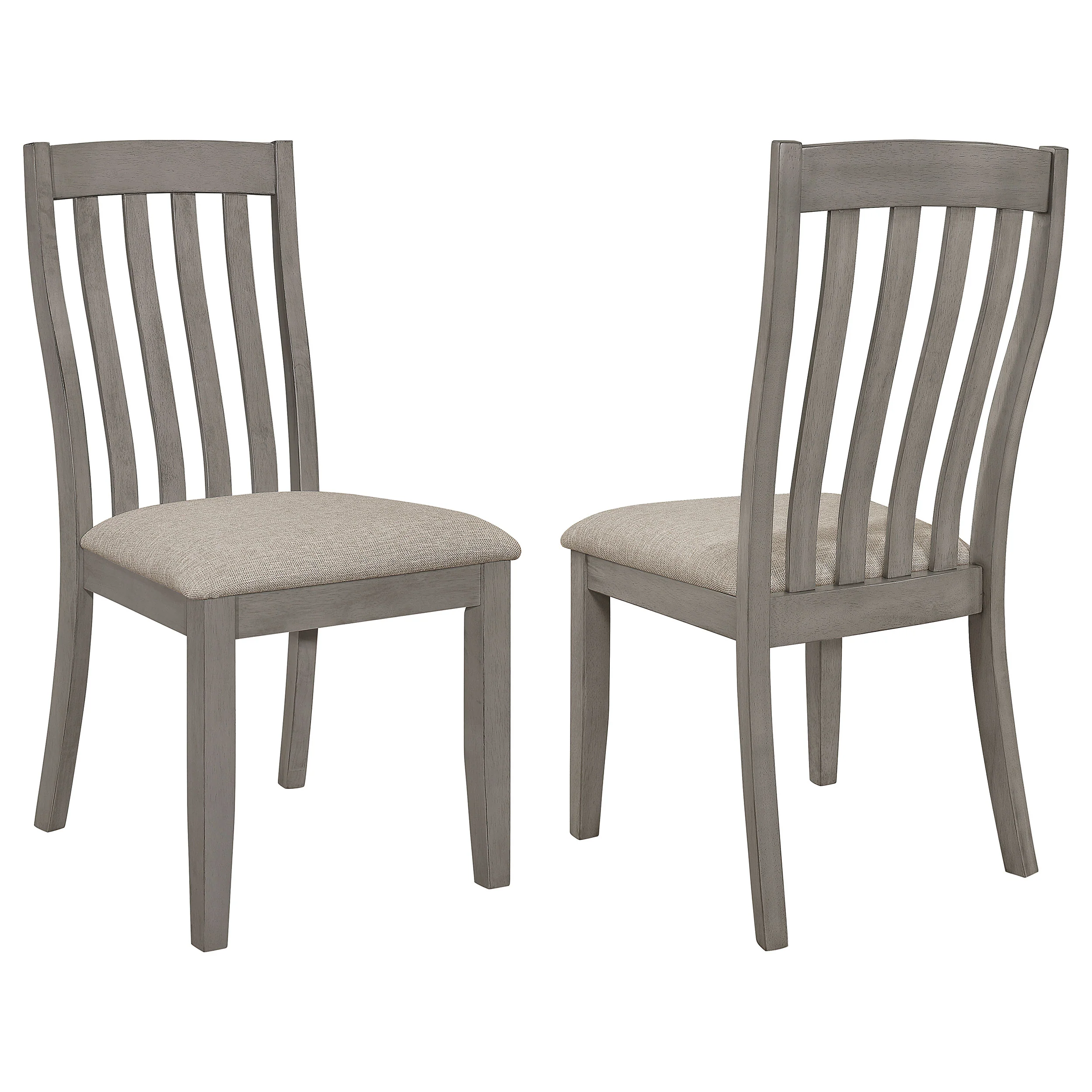 Nogales Wood Dining Side Chair Coastal Grey (Set of 2) - Image 12