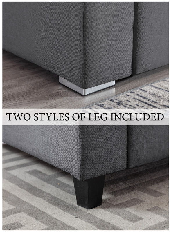 Nolan - Fabric 6 Piece Sectional Sofa With Pillows And Interchangeable Legs - Image 20