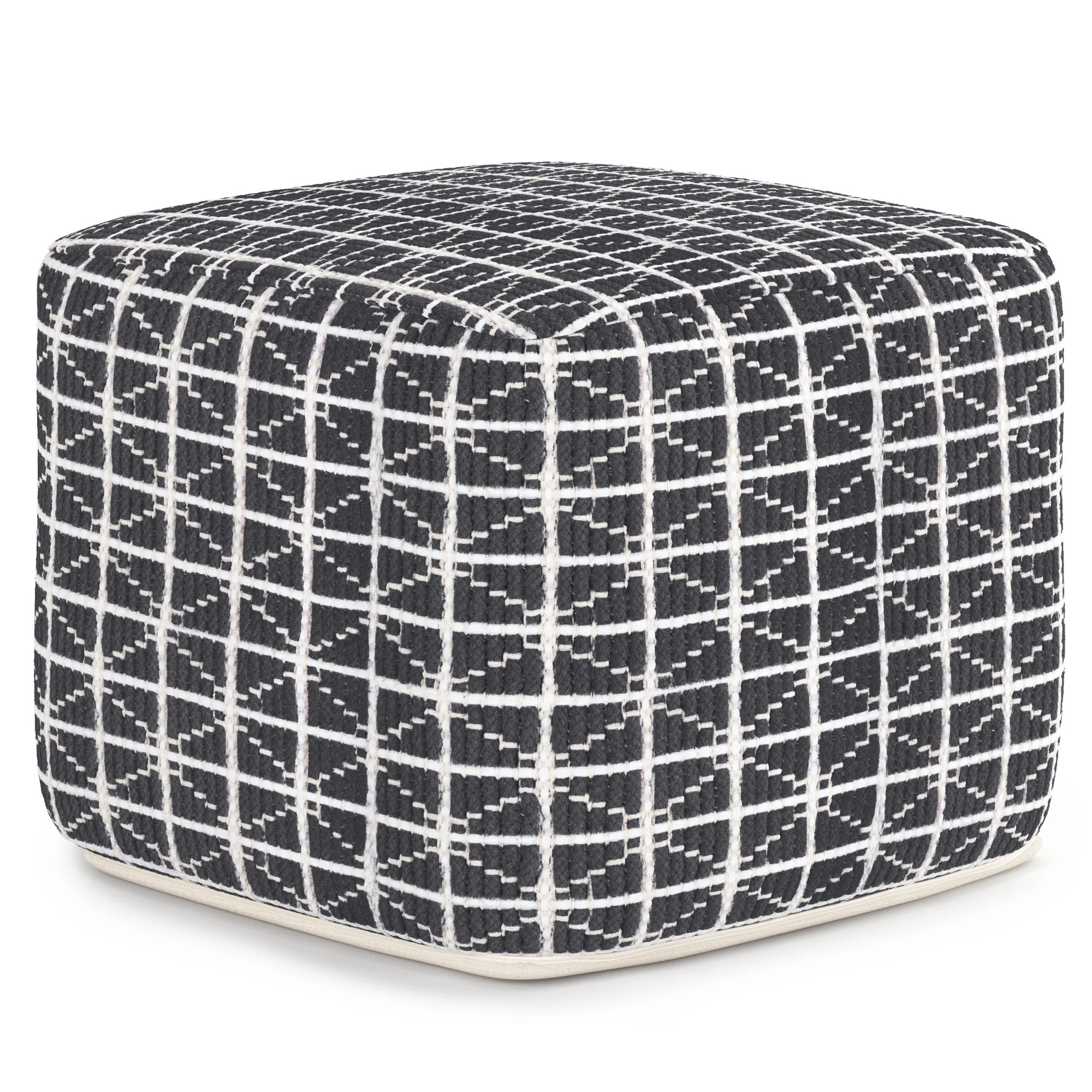Noreen - Upholstered Square Pouf - Image 2