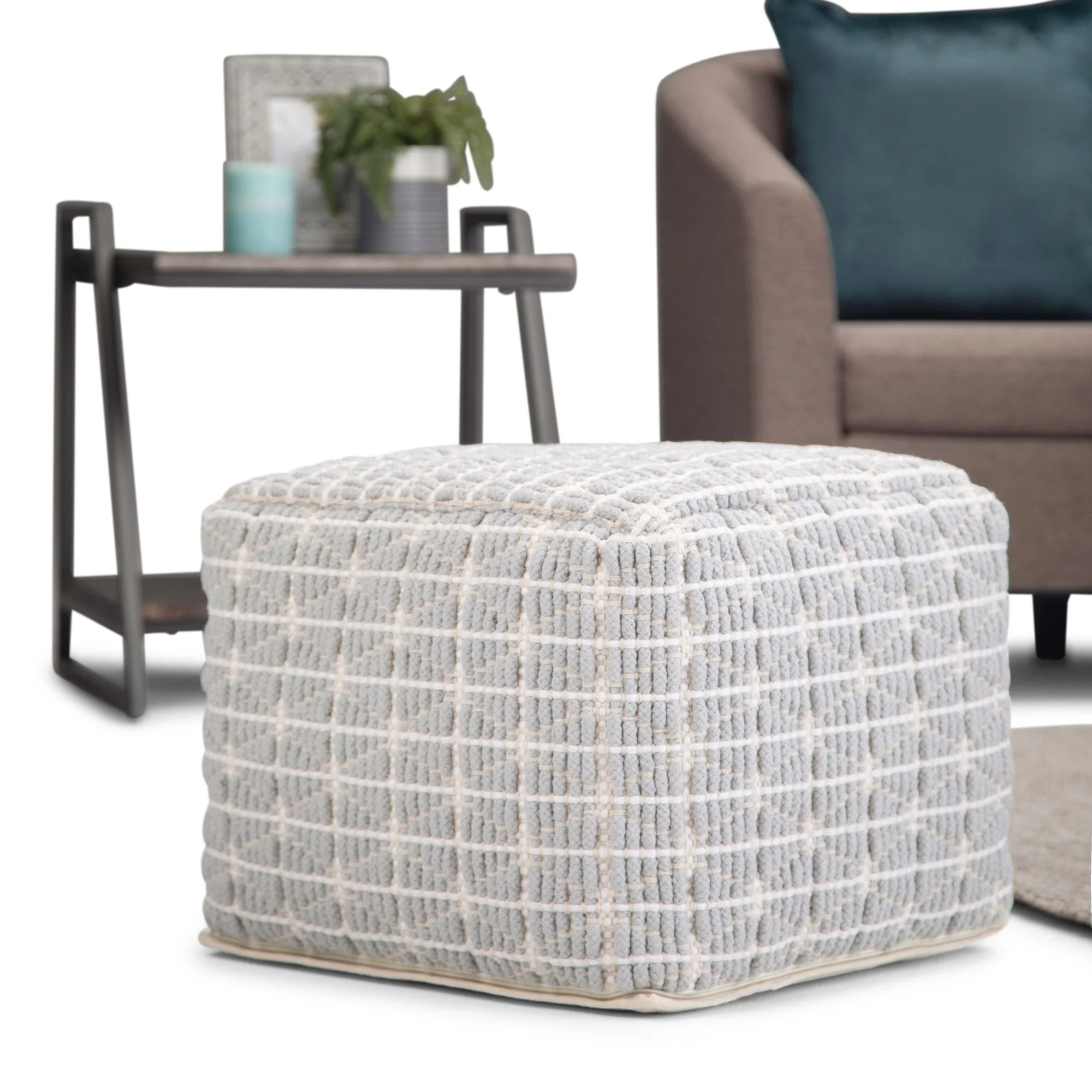 Noreen - Upholstered Square Pouf - Image 5