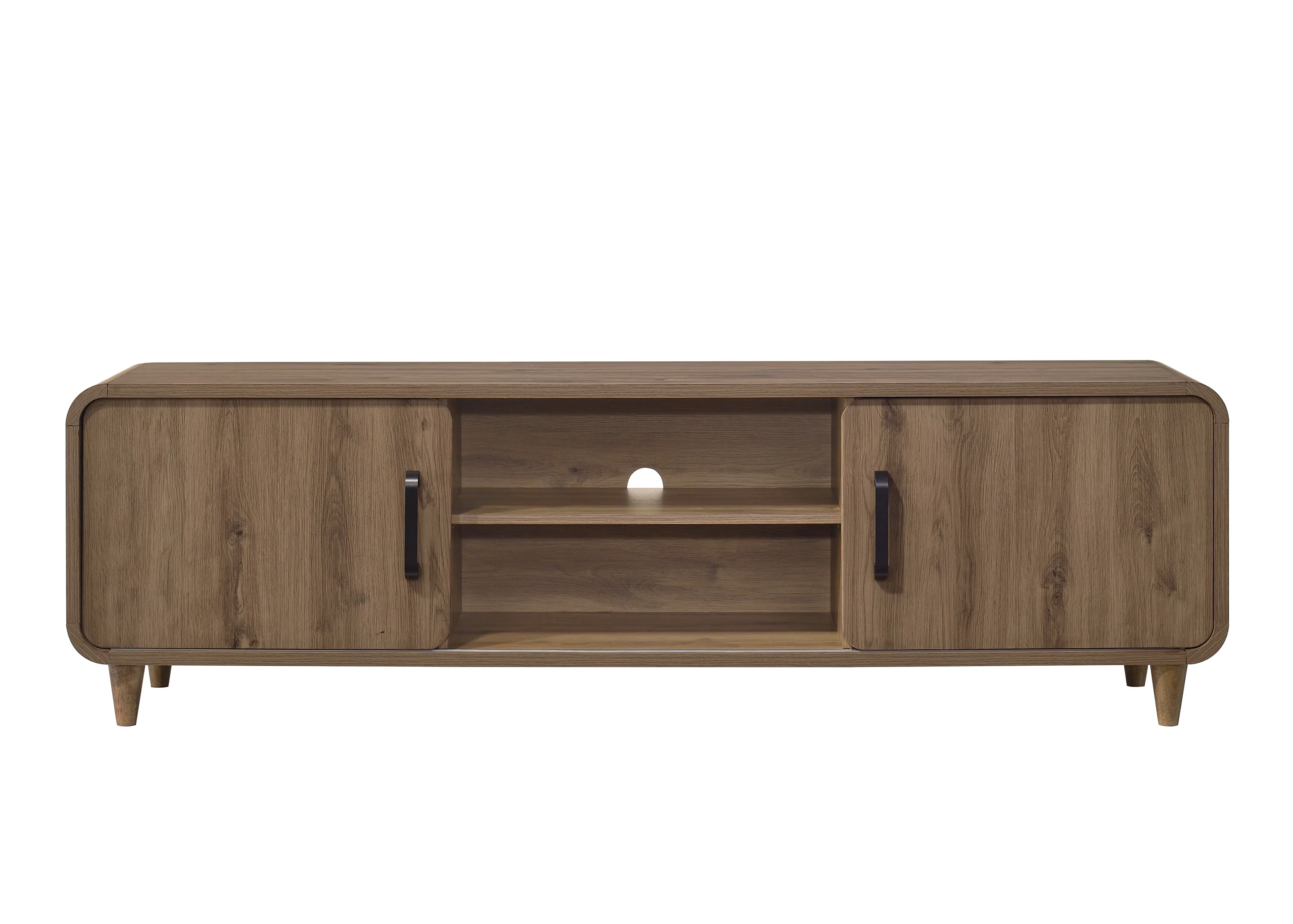 Nyomi Tv Stand - Light Brown - Image 2
