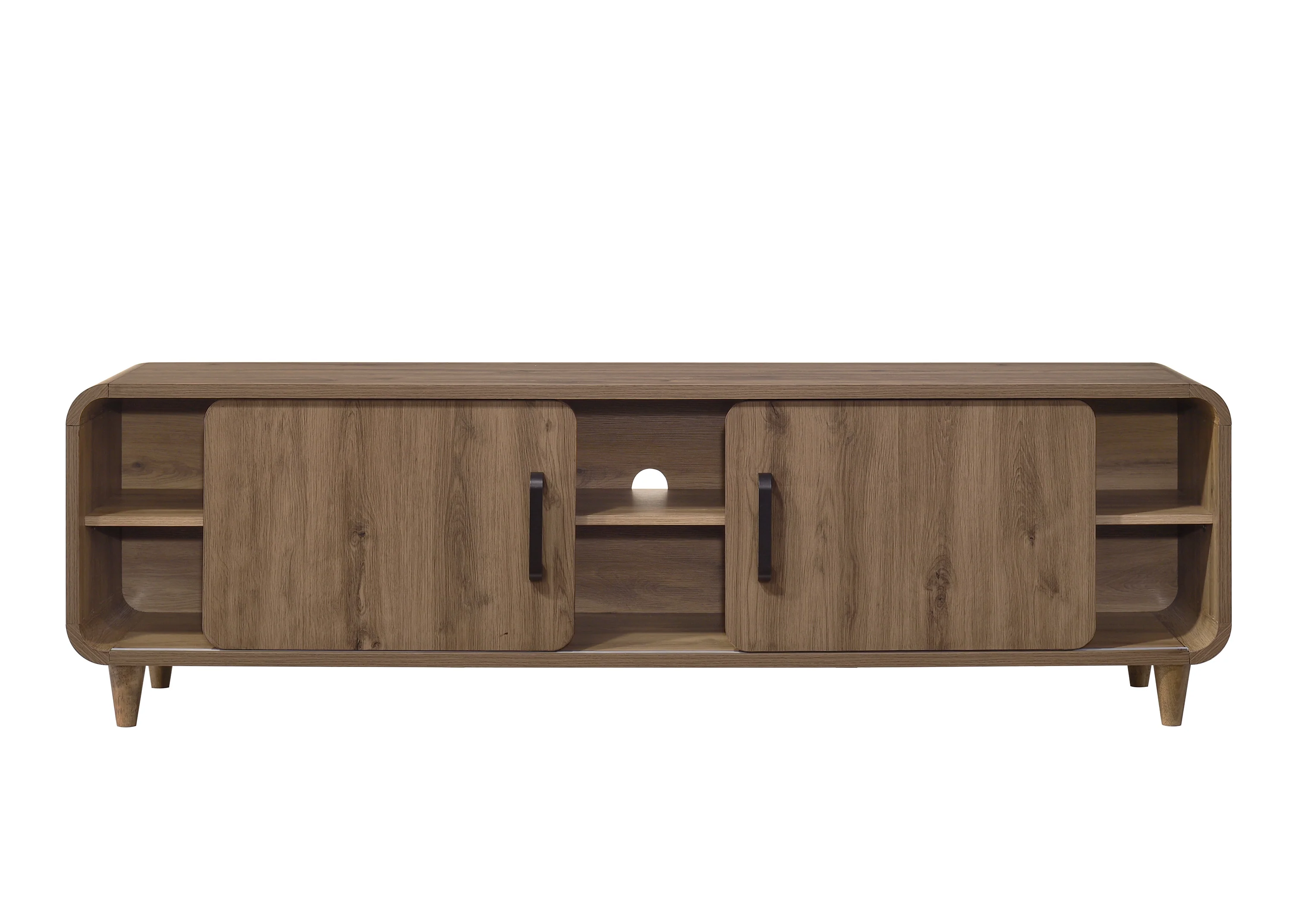 Nyomi Tv Stand - Light Brown - Image 3