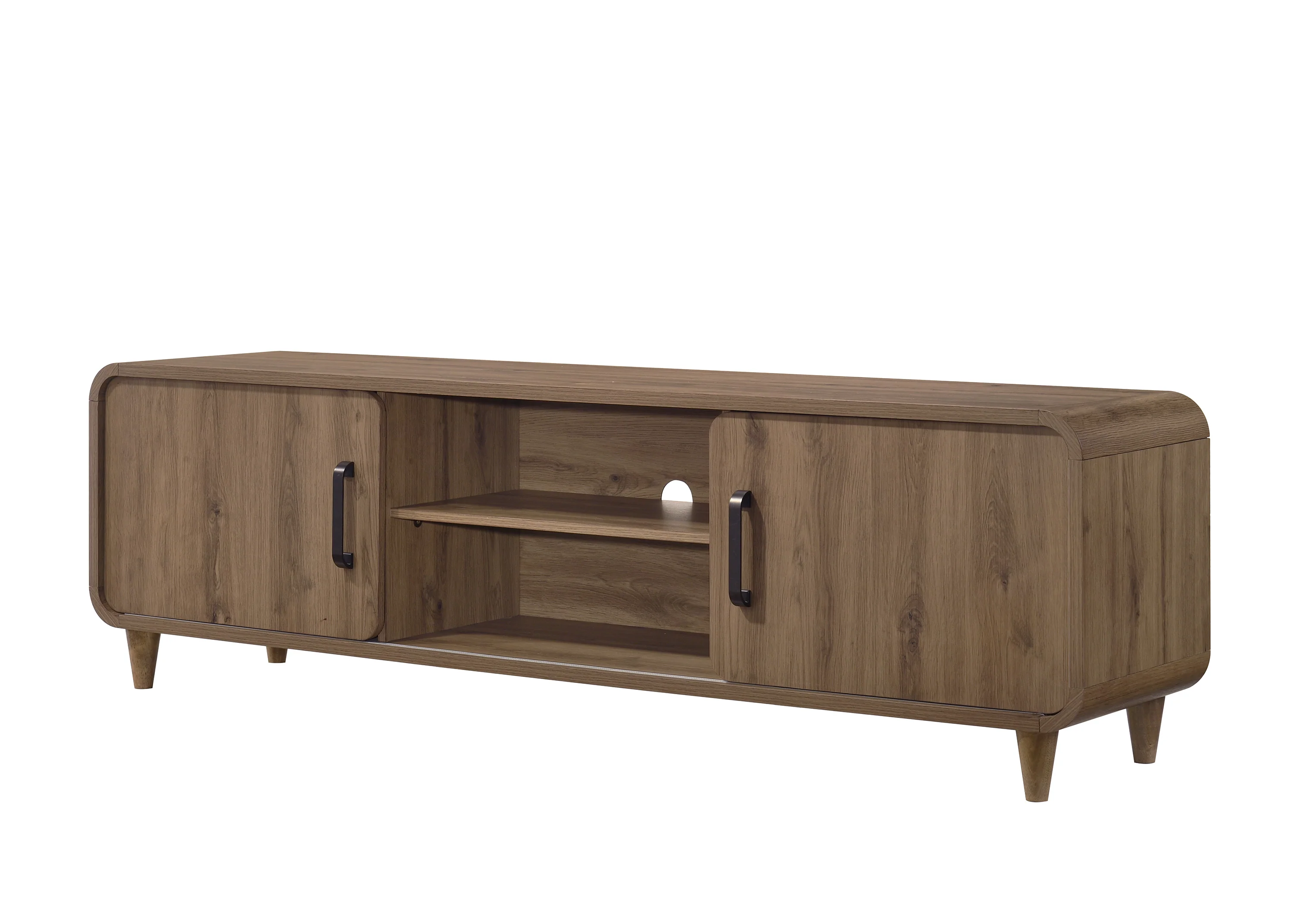 Nyomi Tv Stand - Light Brown - Image 4