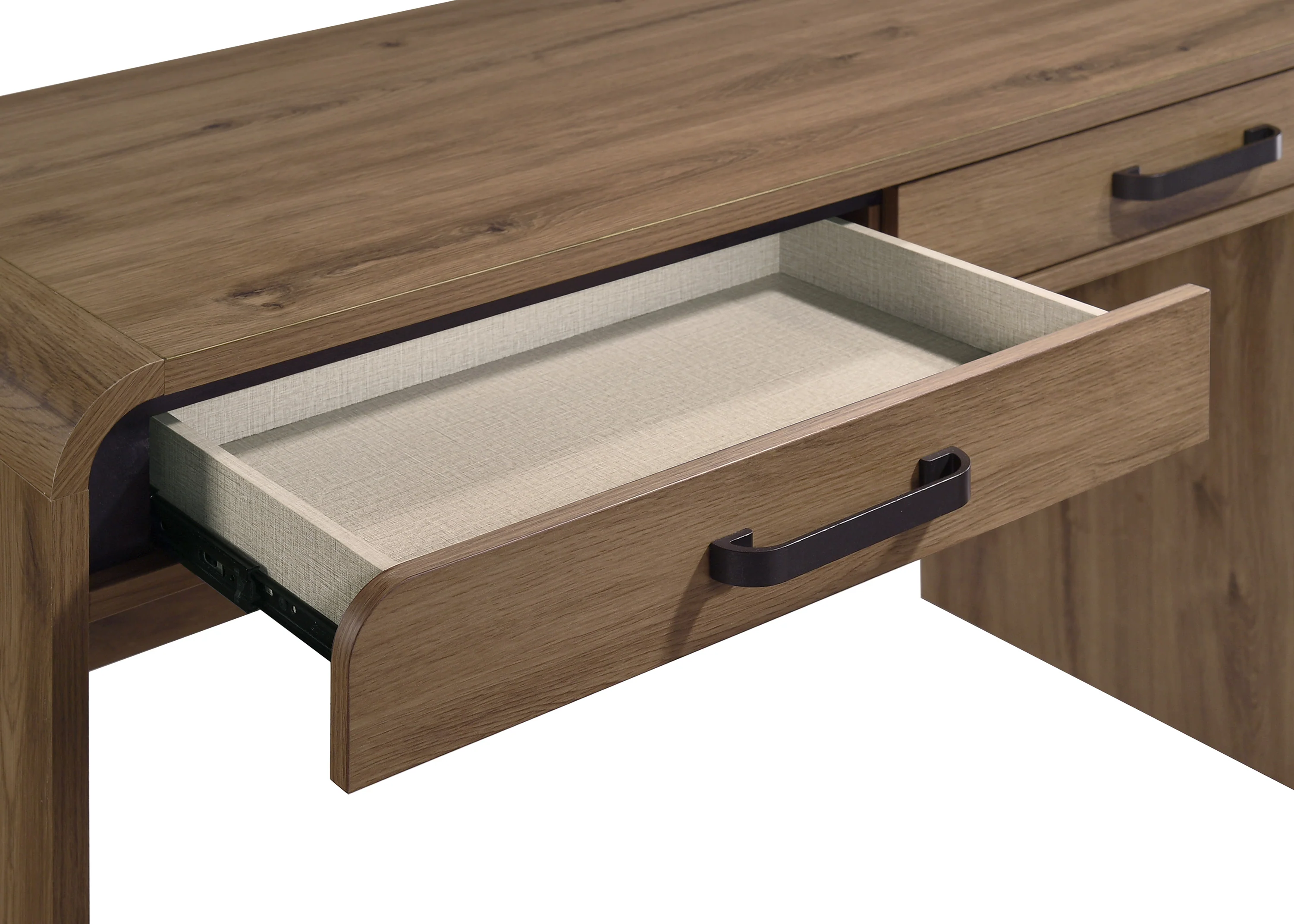 Nyomi Writing Desk - Light Brown - Image 3