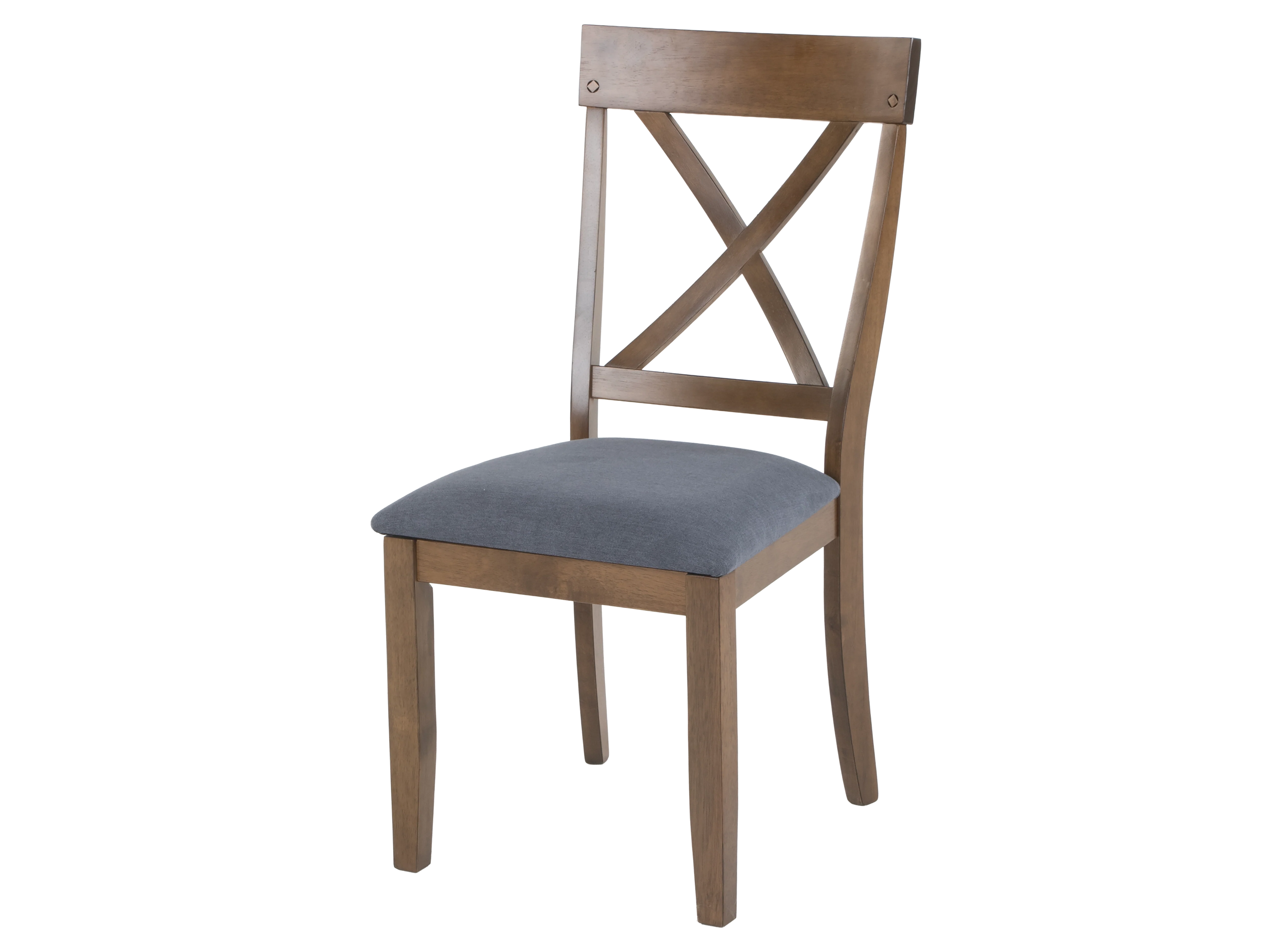 Oak Double-Pedestal 11-Piece Extension Dining Set with X-Back Chairs - Image 7