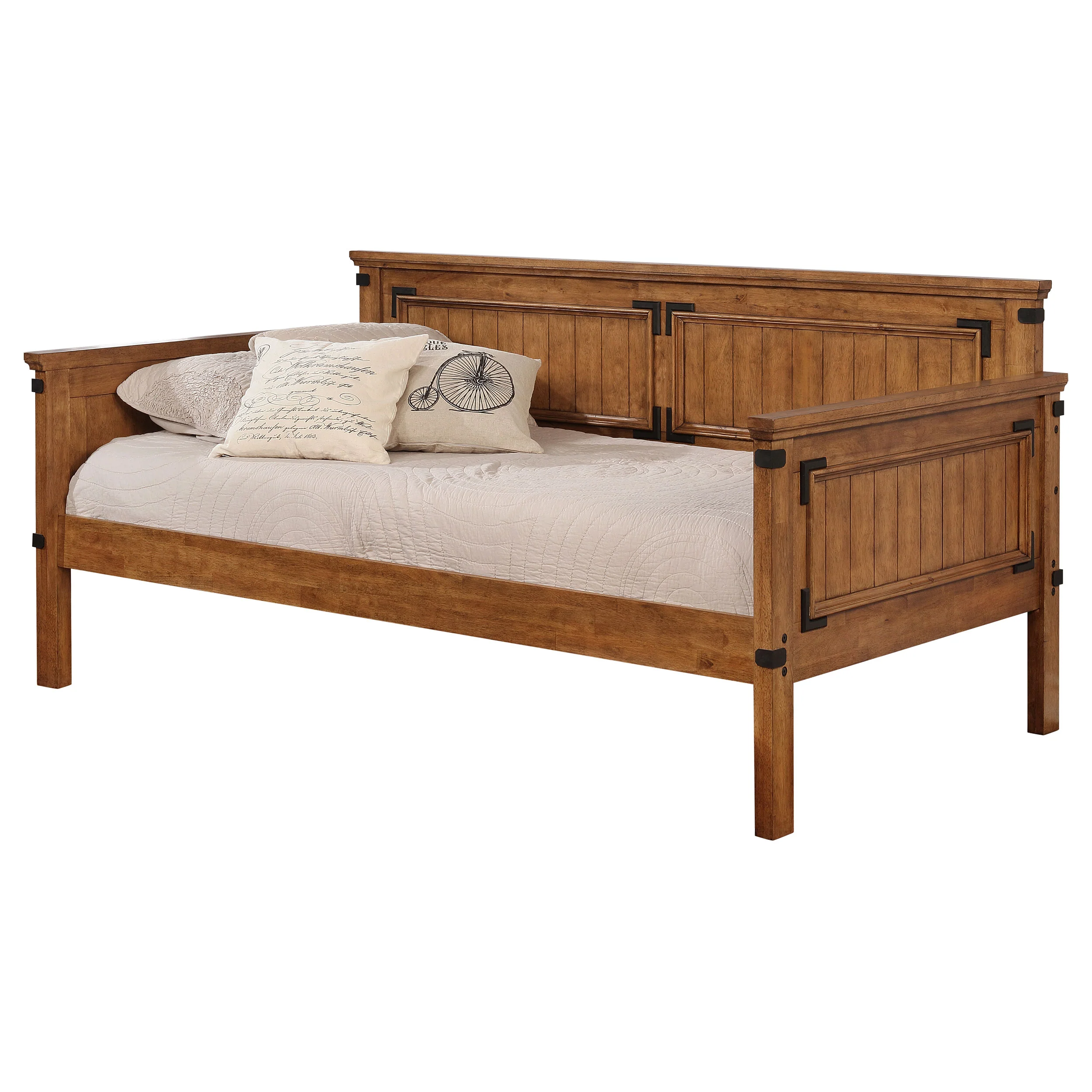Oakdale - Wood Twin Daybed - Rustic Honey - Image 5