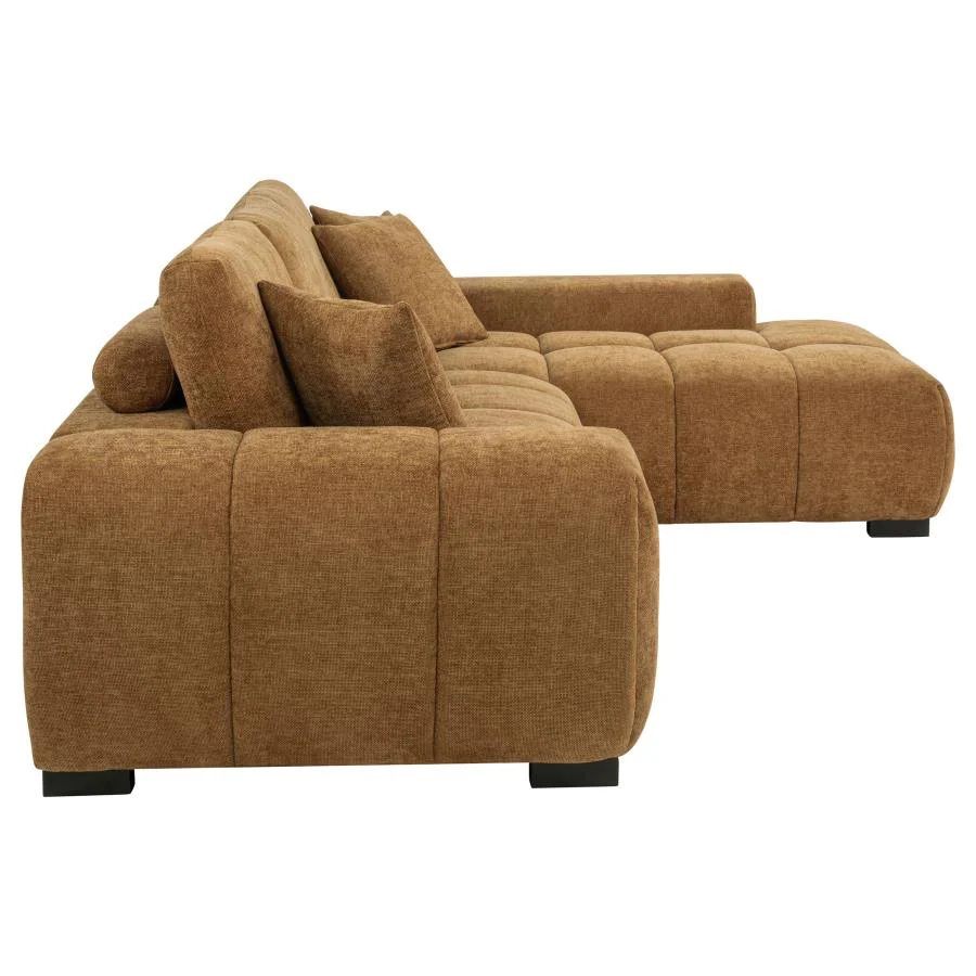 Octavia - Fabric Upholstered Sectional Chaise Sofa - Image 17
