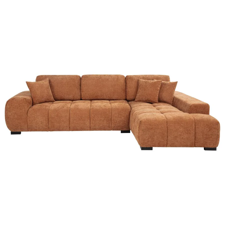 Octavia - Fabric Upholstered Sectional Chaise Sofa - Image 7