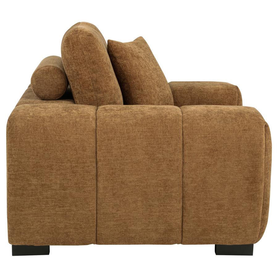 Octavia - Fabric Upholstered Track Arm Accent Chair - Image 16