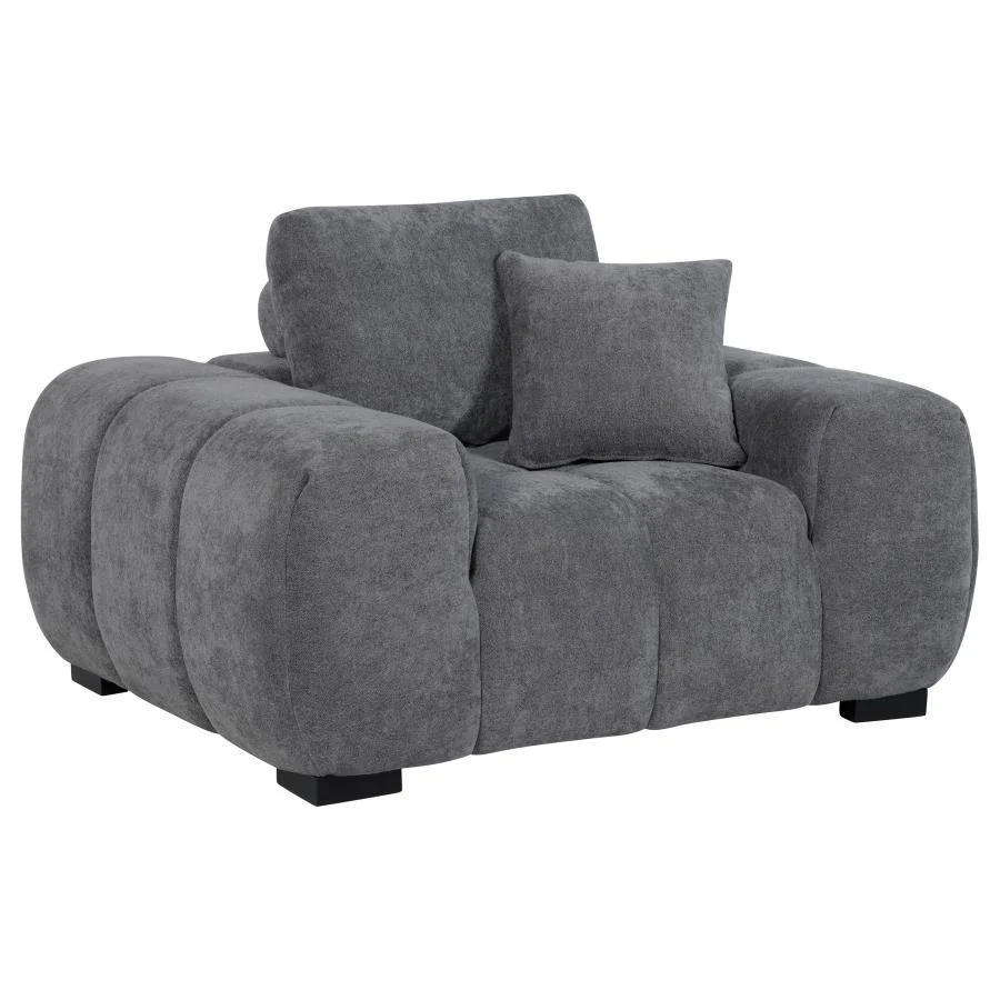 Octavia - Upholstered Track Arm Accent Chair - Image 2