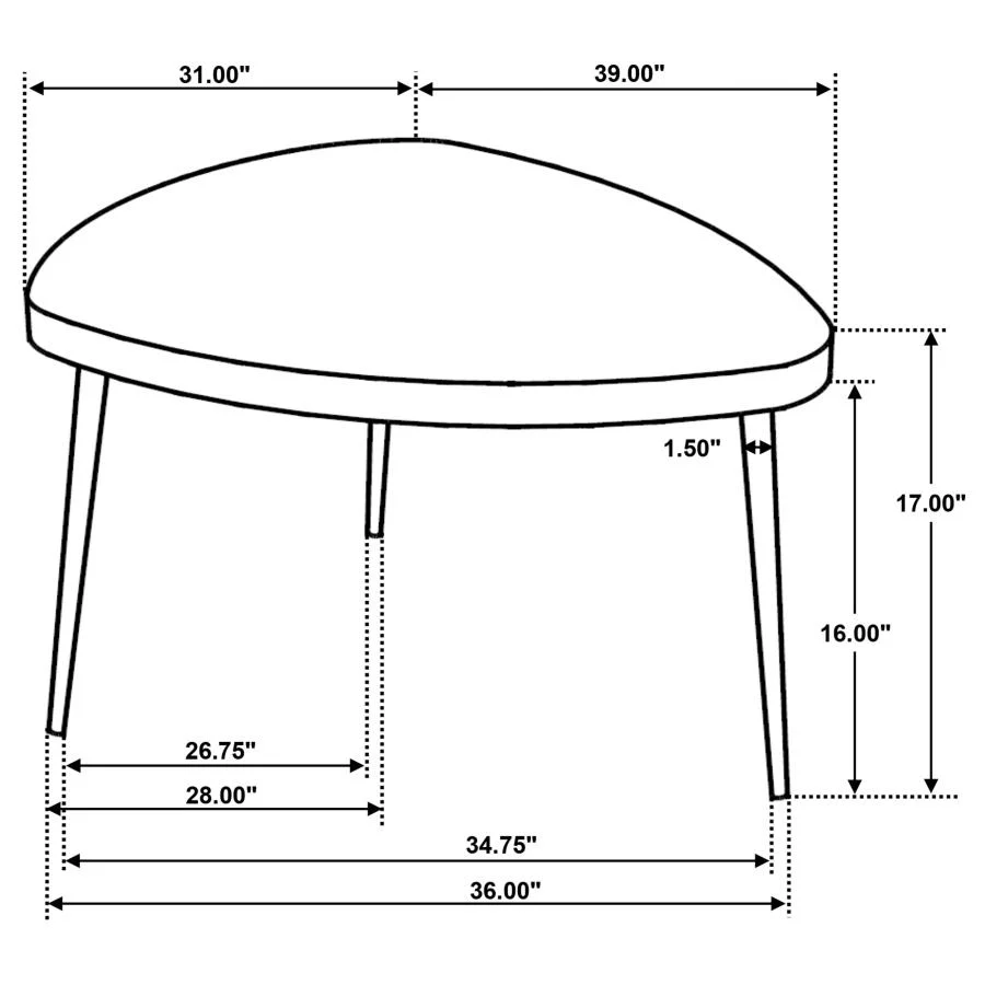 Odessa - Triangular Coffee And End Table Set - Image 24