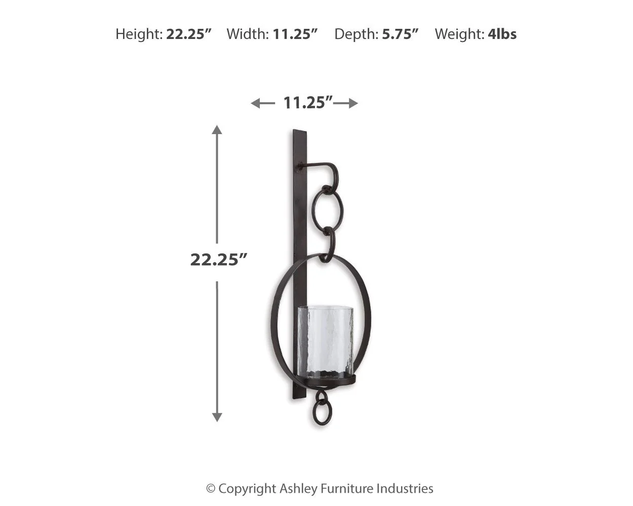 Ogaleesha - Wall Sconce - Brown - Image 4
