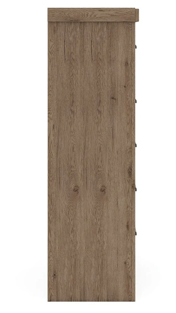 Oliandon - Five Drawer Chest - Light Brown - Image 6