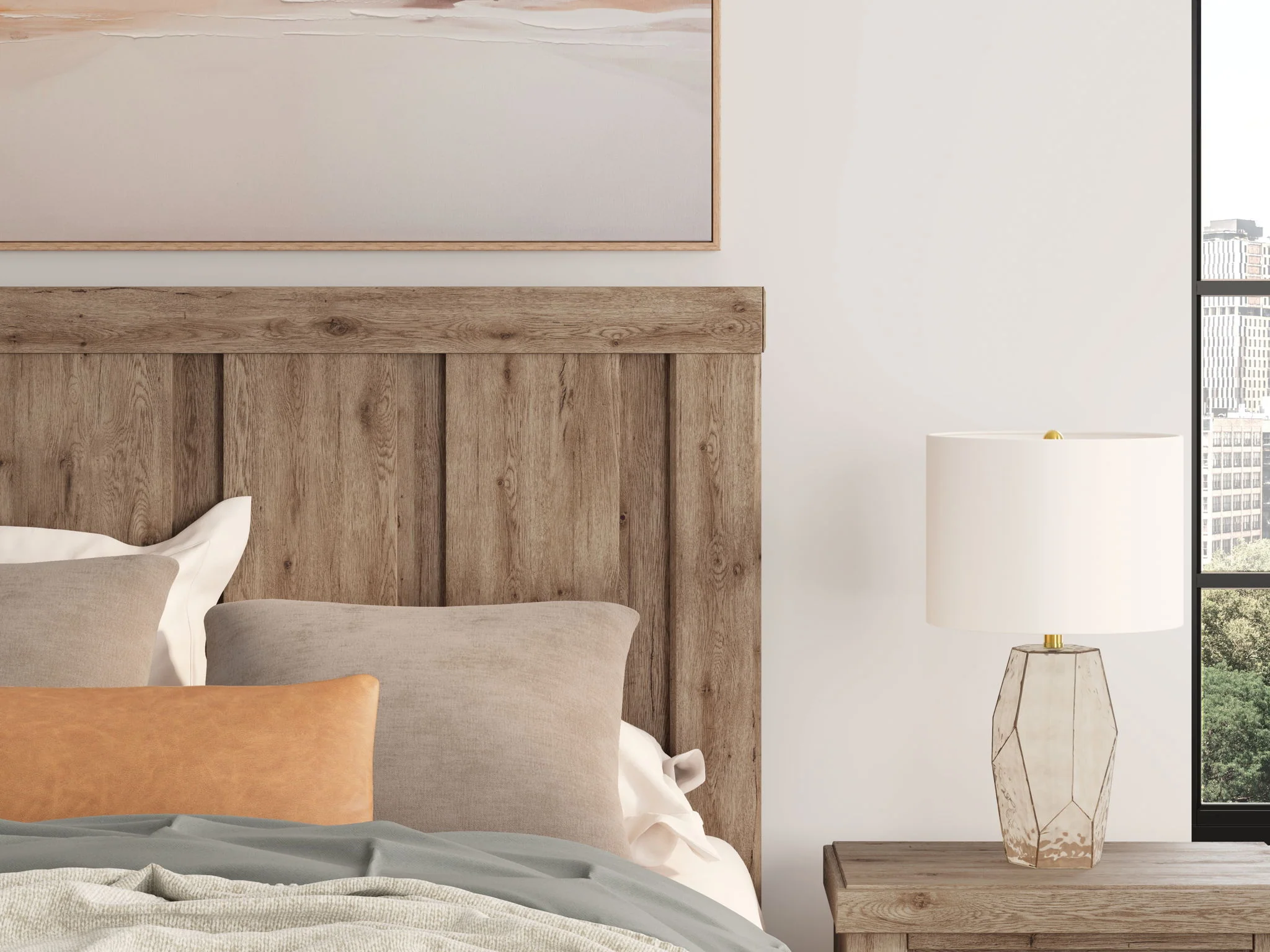 Oliandon - Panel Bed - Image 3