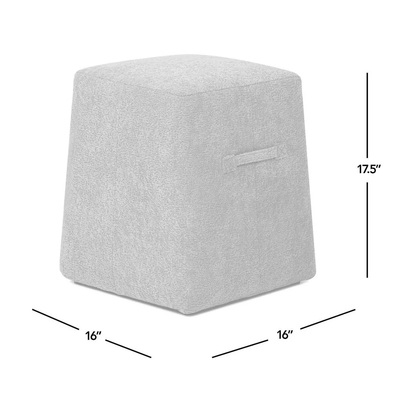 Oliver - Tapered Square Upholstered Ottoman - Image 10