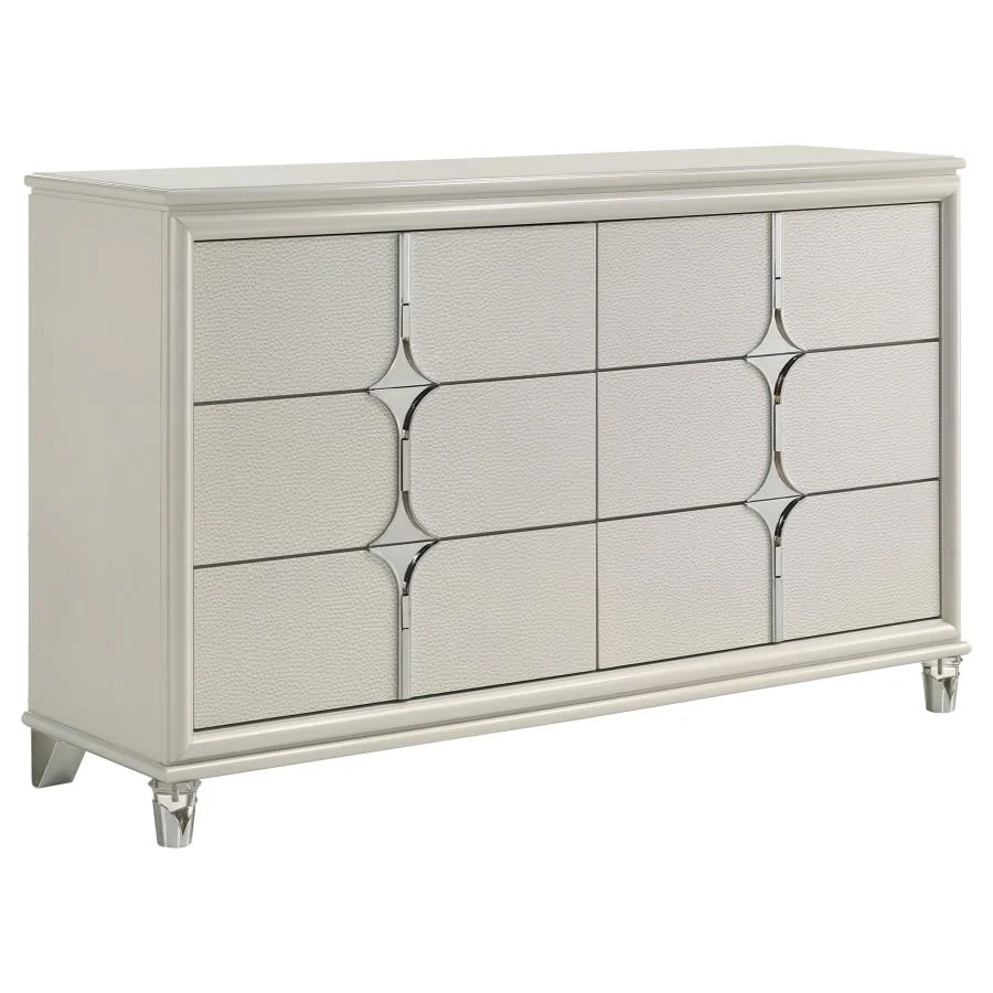 Olivia Bedroom Set Pearl White - Image 24