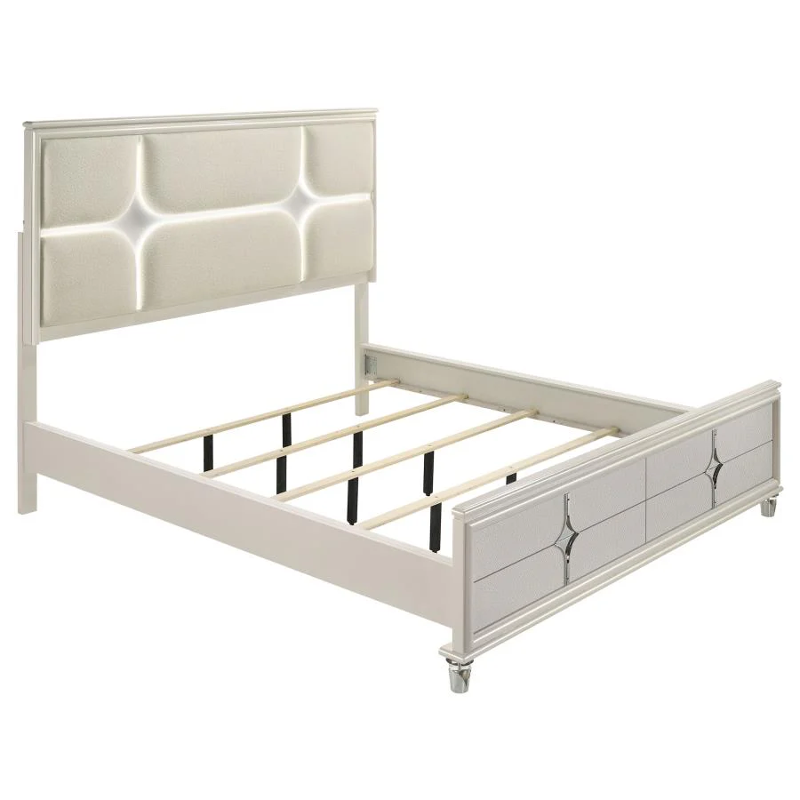 Olivia Bedroom Set Pearl White - Image 7
