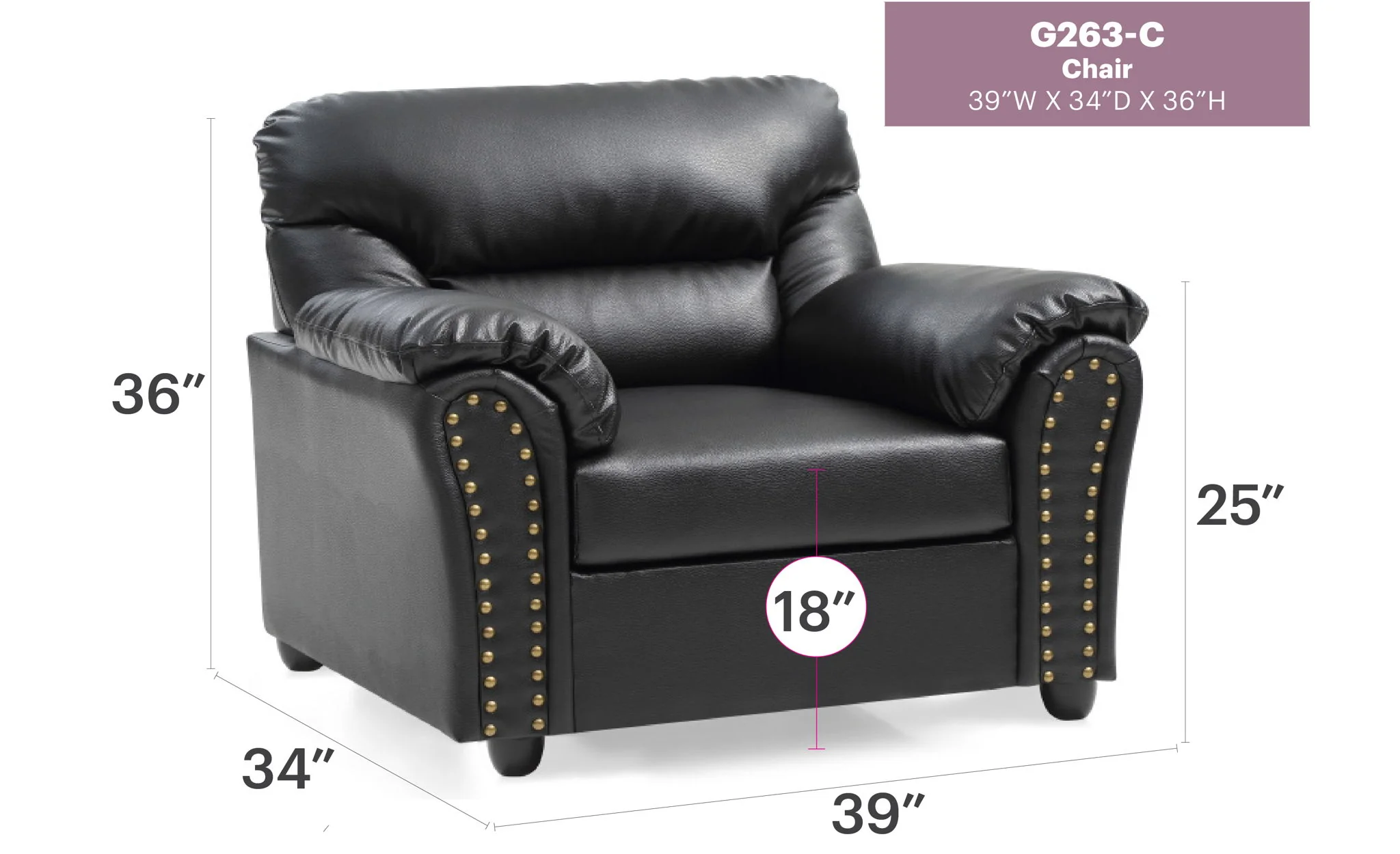 Olney - Chair - Black - Image 5