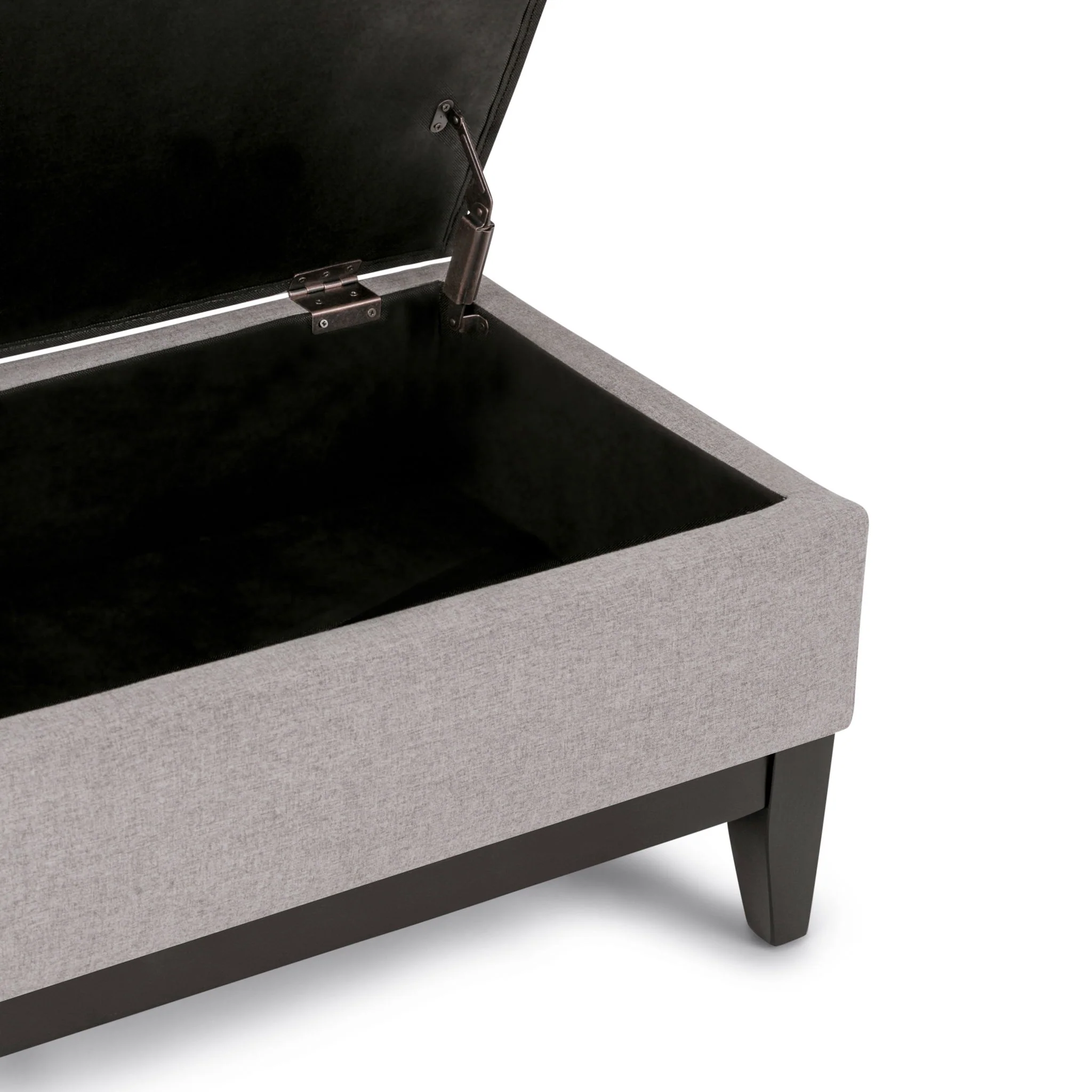 Oregon - Contemporary Storage Ottoman Bench With Tray - Image 24