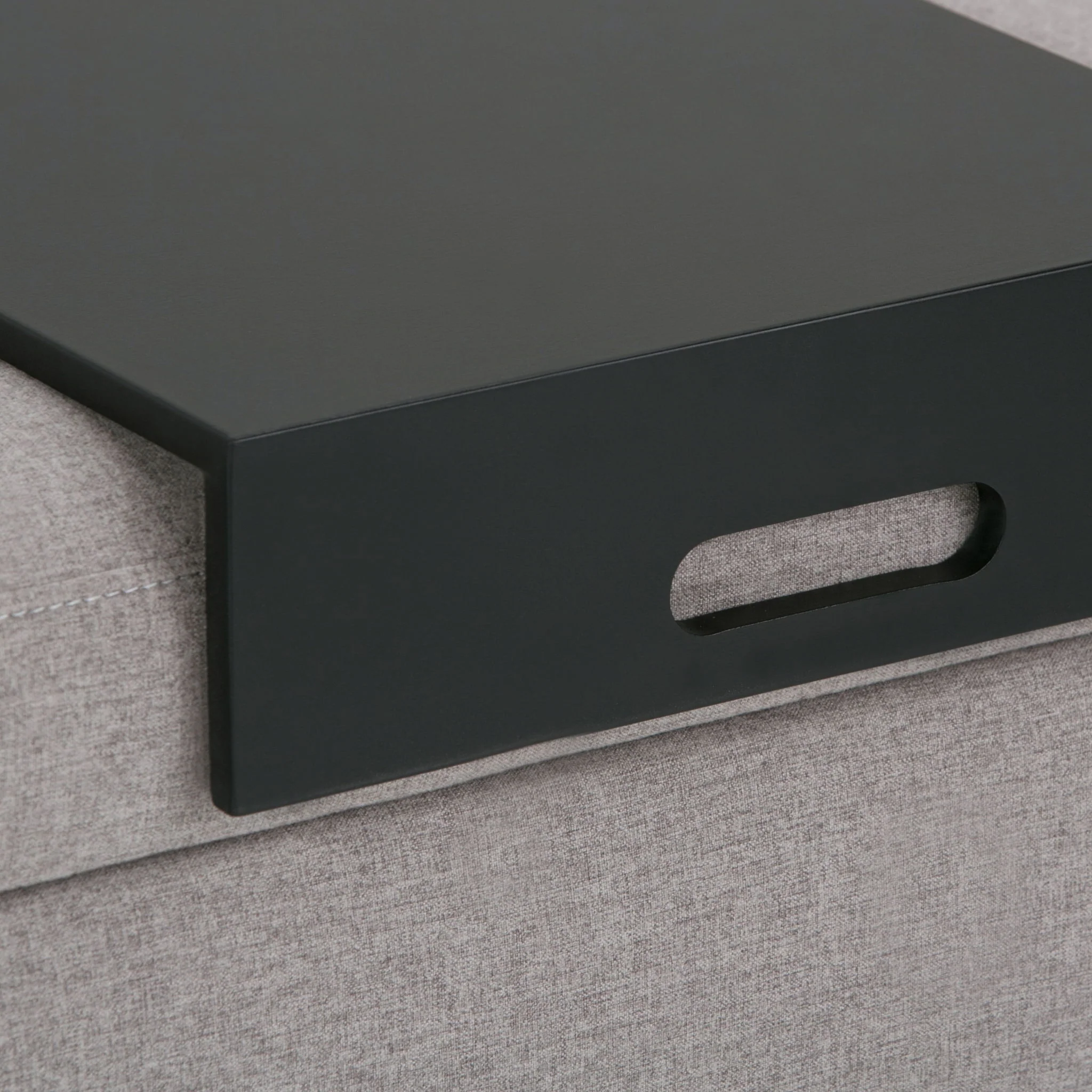 Oregon - Contemporary Storage Ottoman Bench With Tray - Image 35