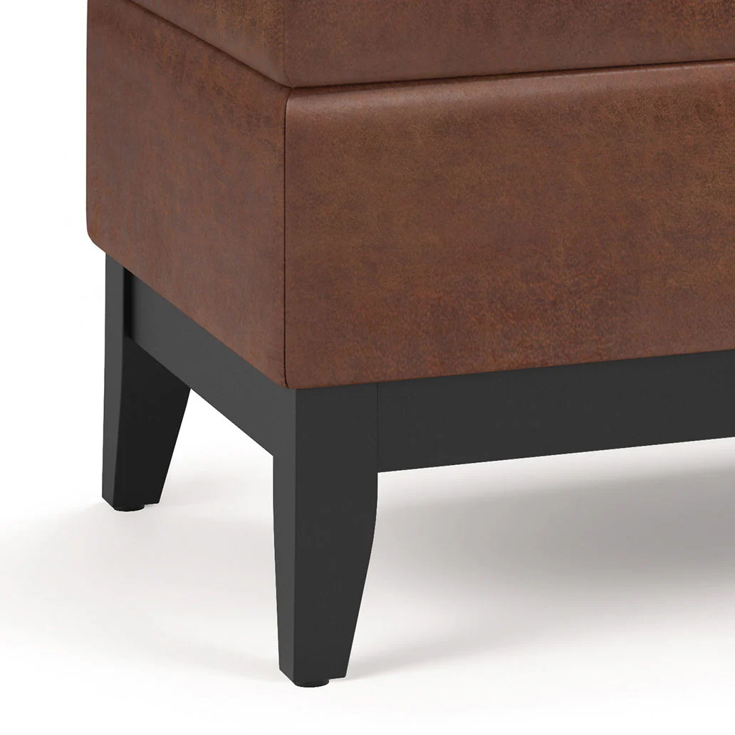 Oregon - Contemporary Storage Ottoman Bench With Tray - Image 38