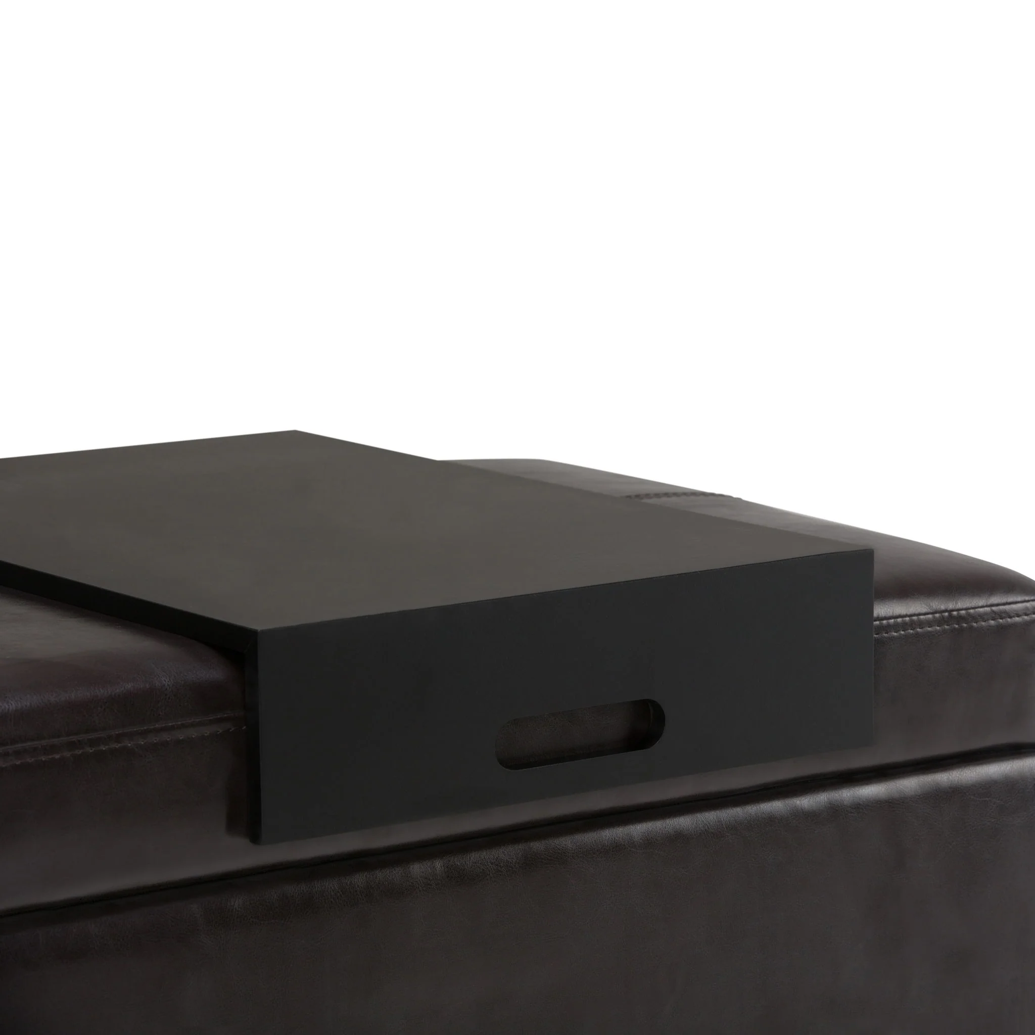 Oregon - Contemporary Storage Ottoman Bench With Tray - Image 40