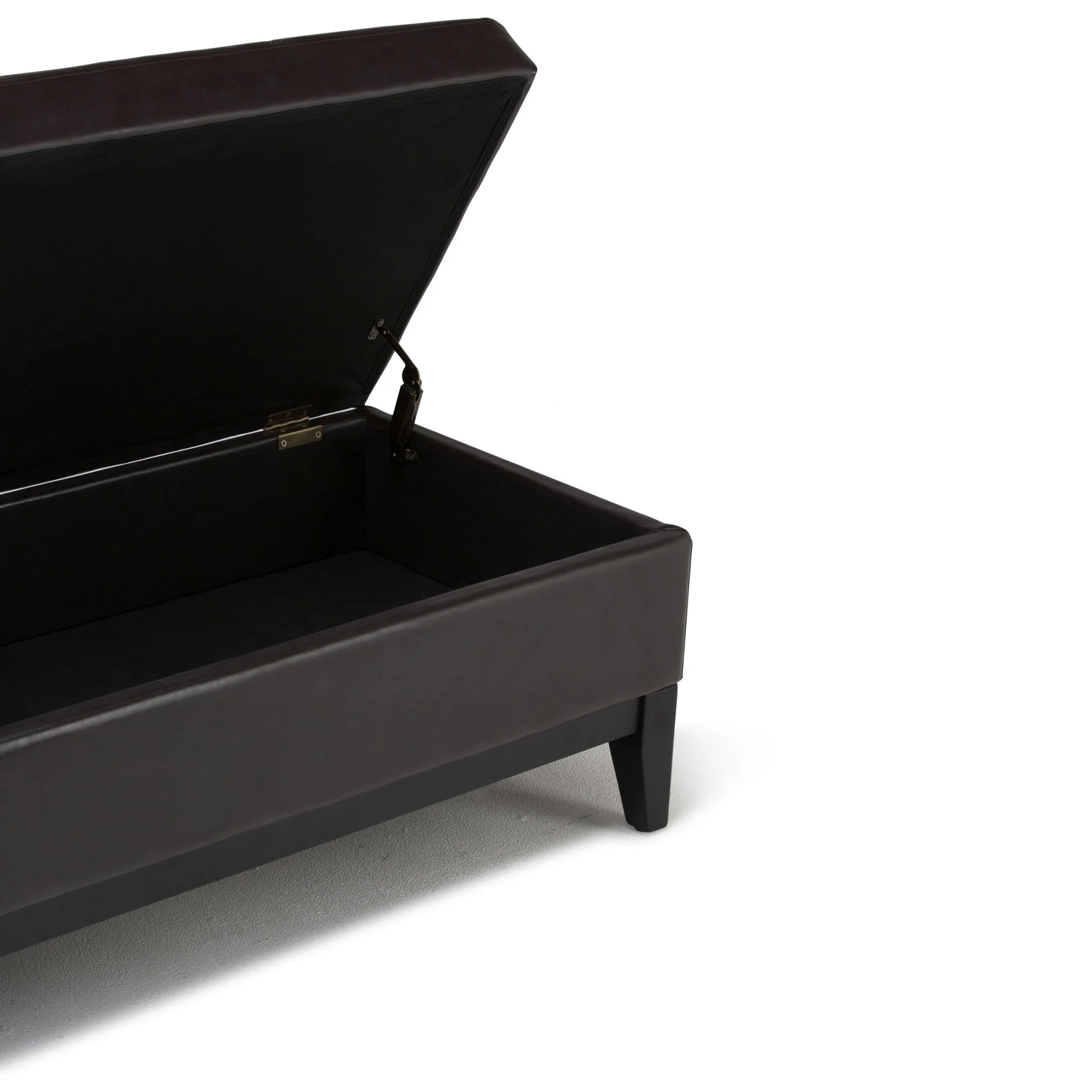 Oregon - Contemporary Storage Ottoman Bench With Tray - Image 48