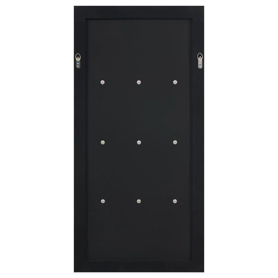Oriel - Rectangular 3-Shelf Wall Mirror - Silver - Image 4