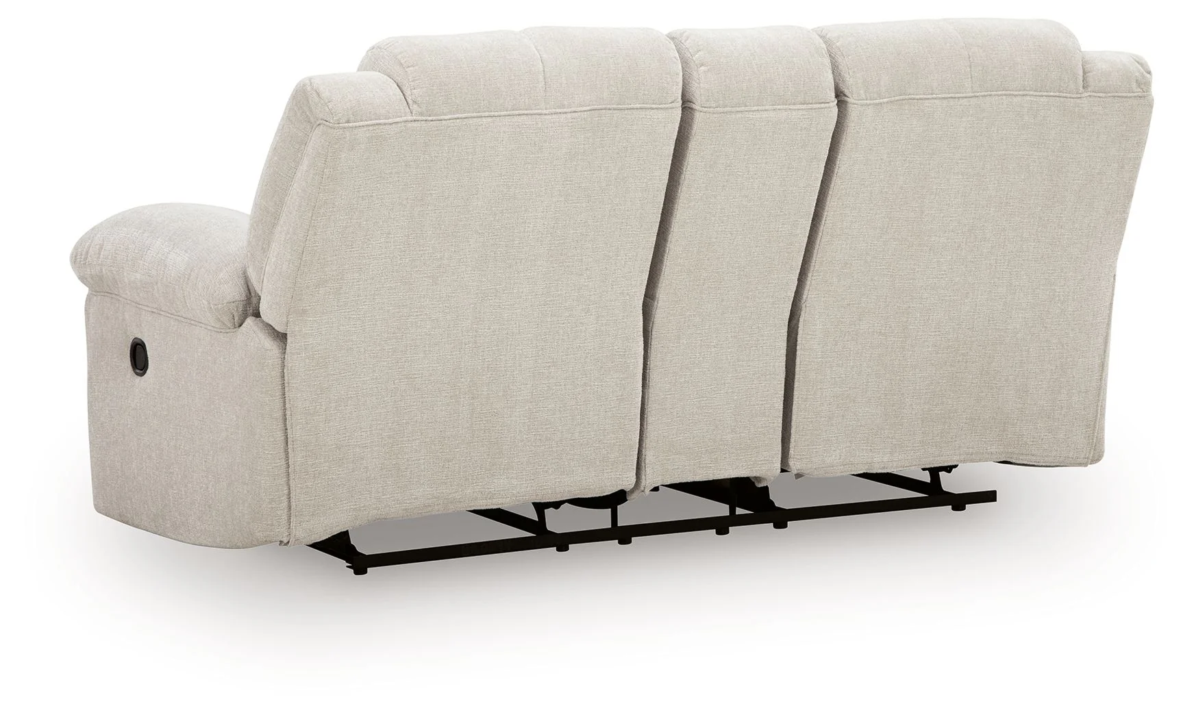 Orlen - Double Reclining Loveseat With Console - Winter - Image 5