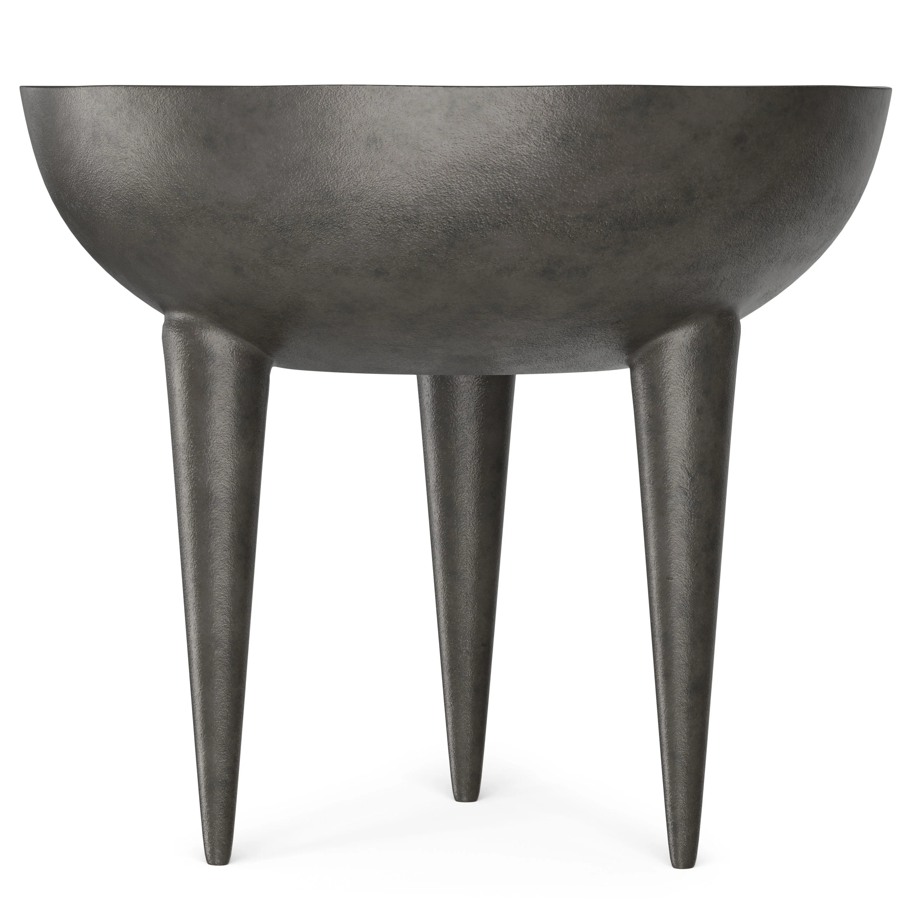 Otto - Cast Aluminum Side Table - Black - Image 2