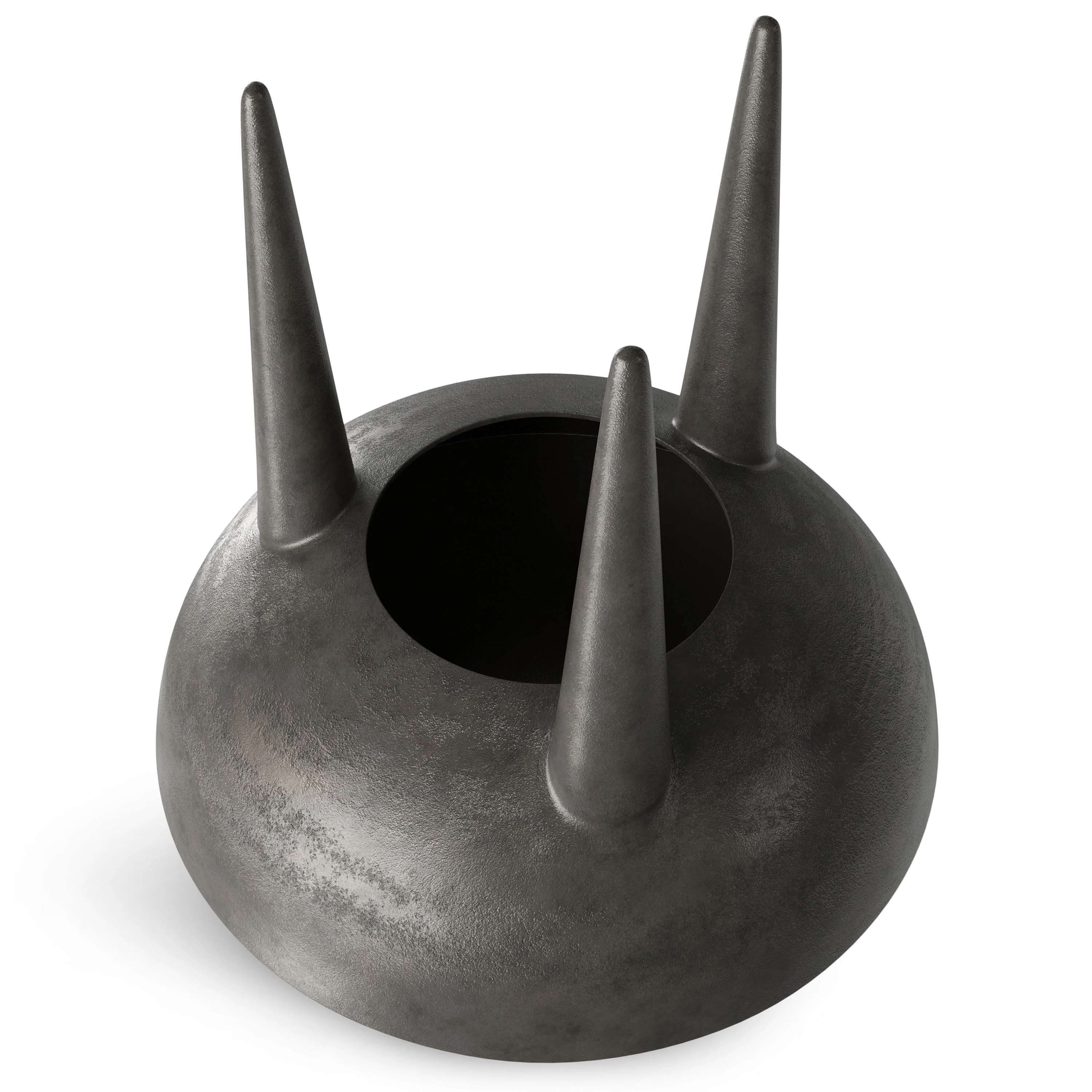 Otto - Cast Aluminum Side Table - Black - Image 4