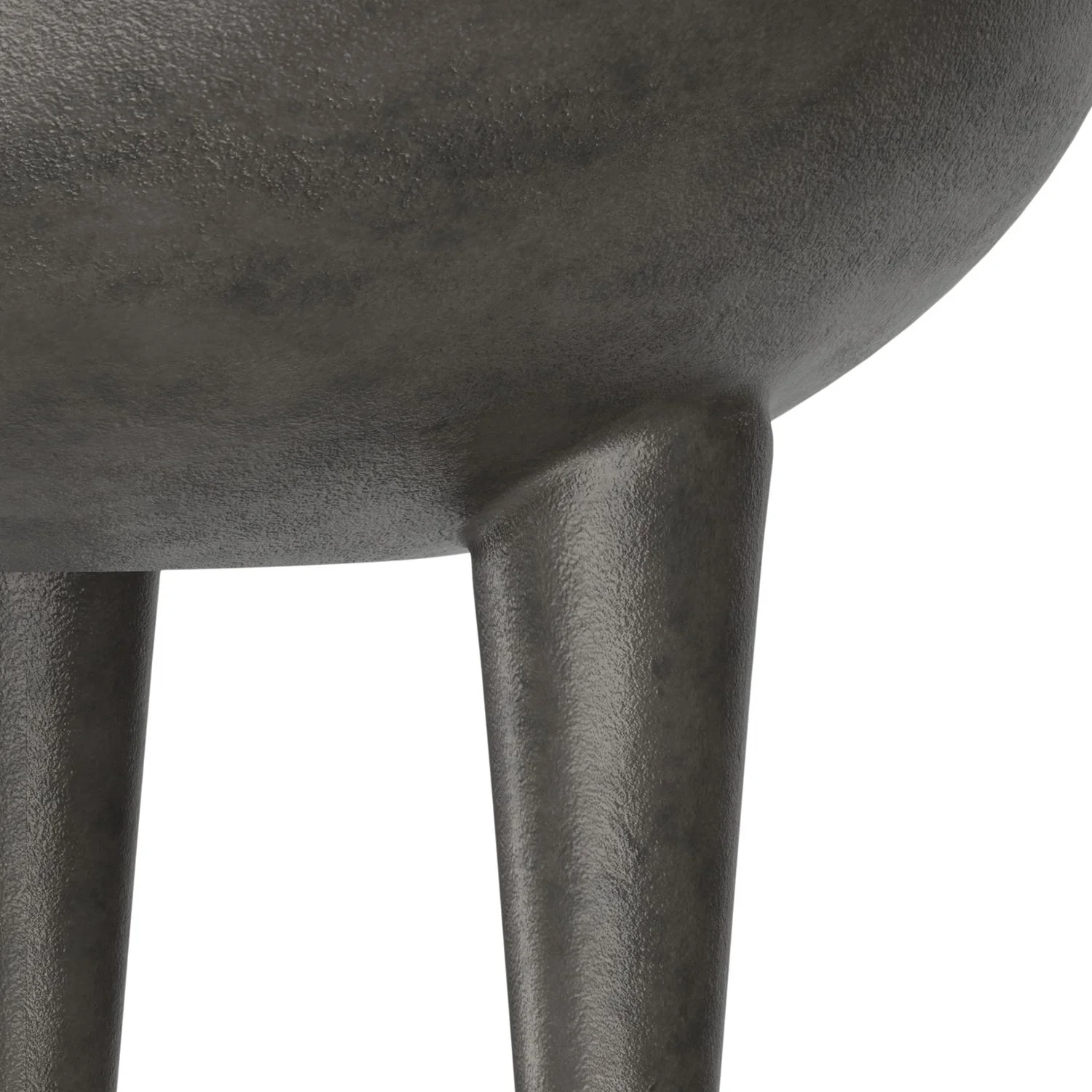 Otto - Cast Aluminum Side Table - Black - Image 5