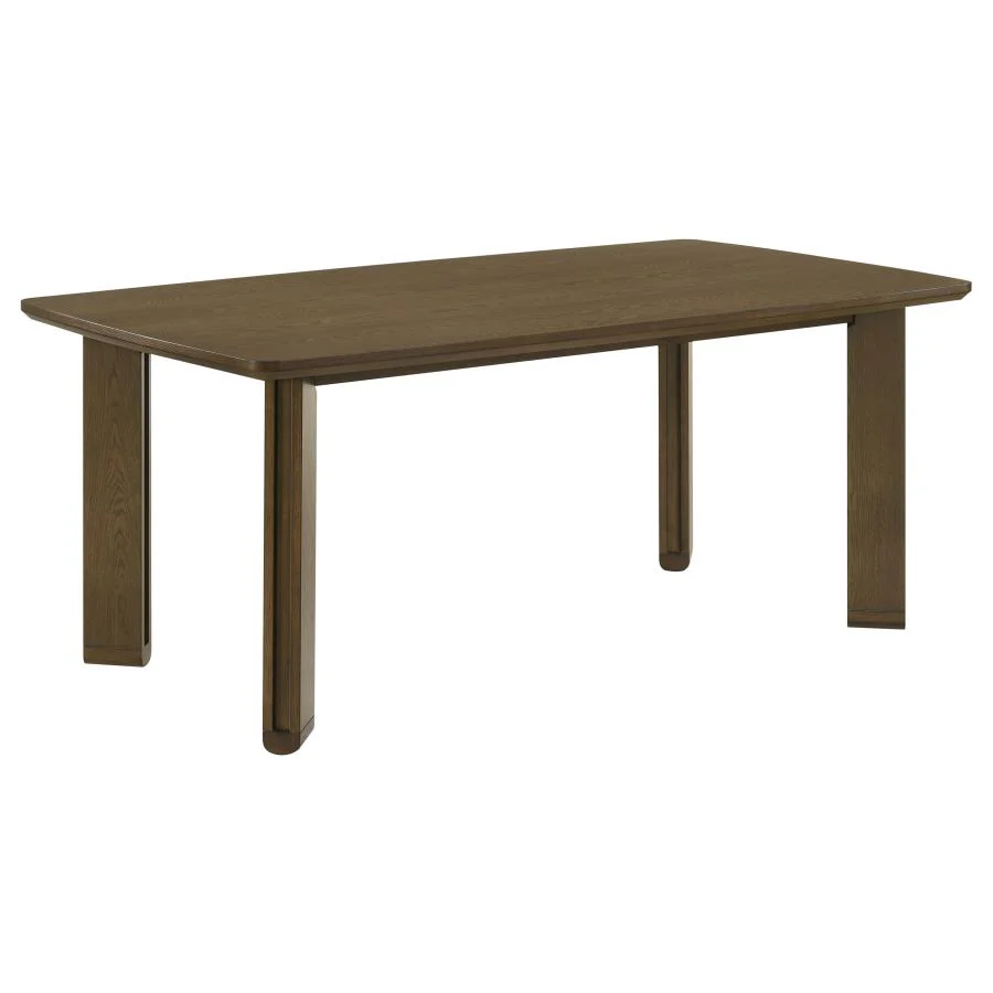 Ottowa - 7 Piece Rectangular Wood Dining Room Table Set - Brown - Image 3