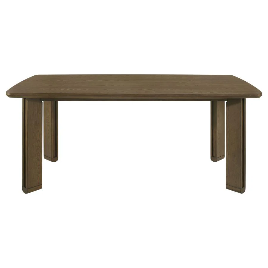Ottowa - 7 Piece Rectangular Wood Dining Room Table Set - Brown - Image 4