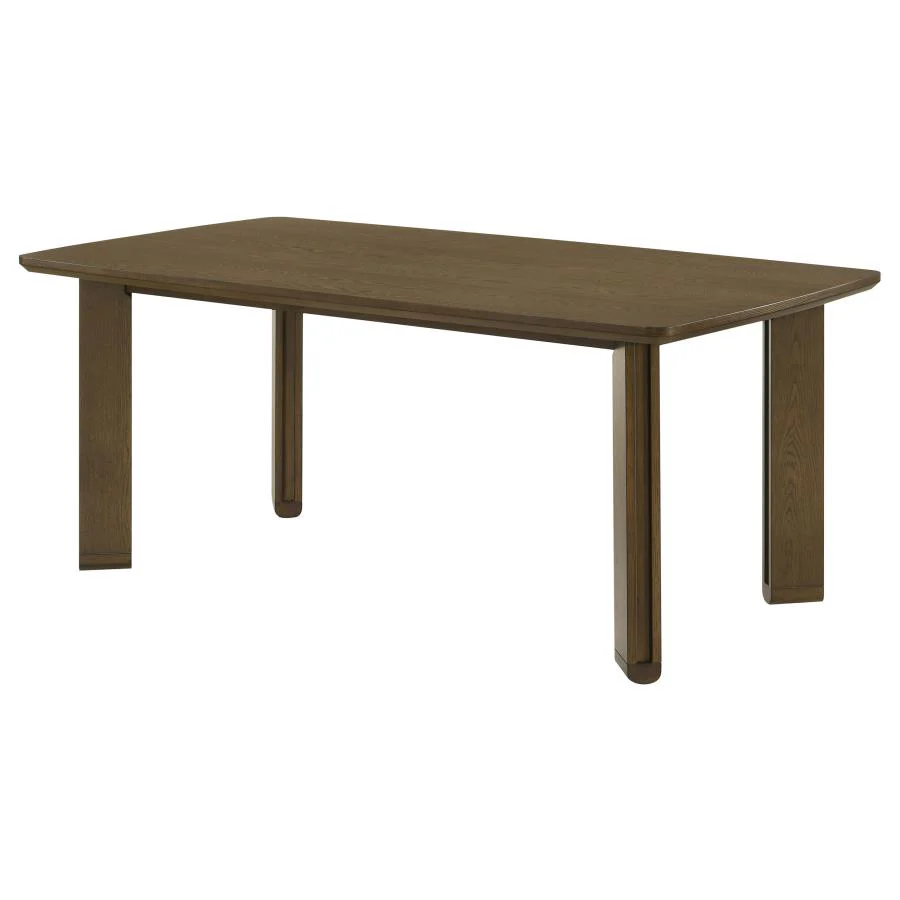 Ottowa - Rectangular Wood Dining Table - Brown - Image 4