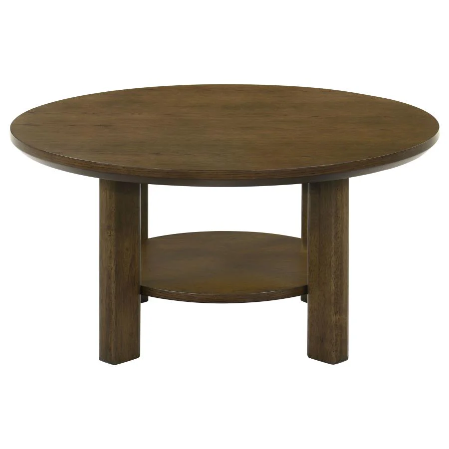 Ottowa - Round Wood Coffee Table Set - Image 28
